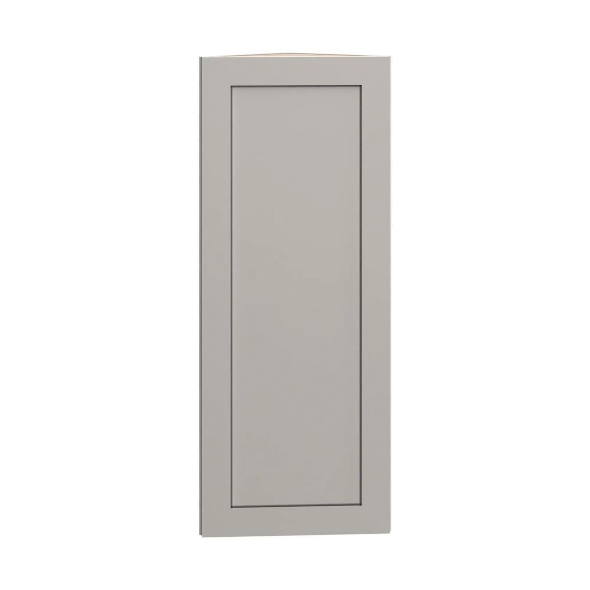 cnc luxor 5 piece misty grey 12 w x 42 h single door wall end cabinet