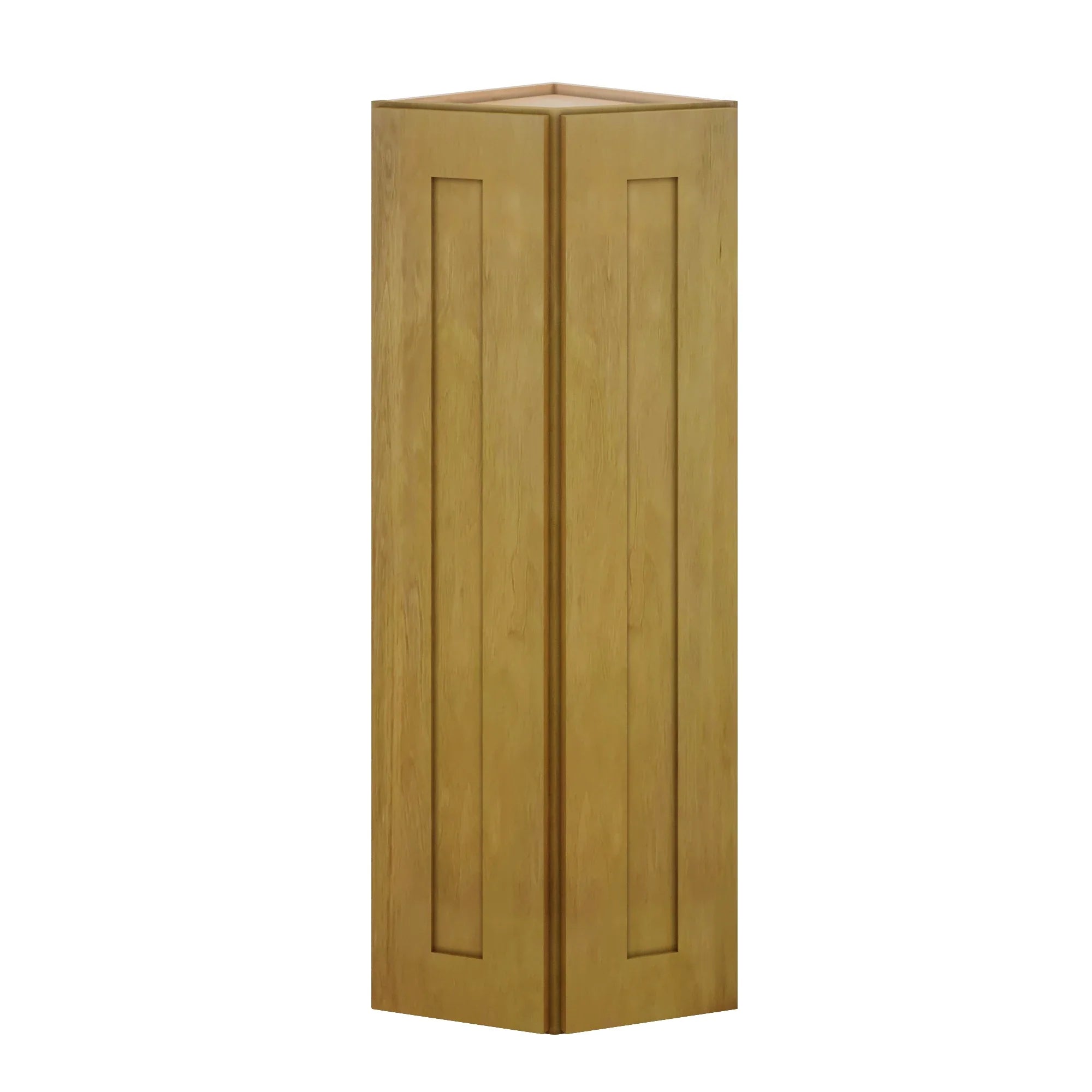 Modernform Cabinet Natural Shaker 12" W X 42" H X 12" D Wall Corner End Cabinet