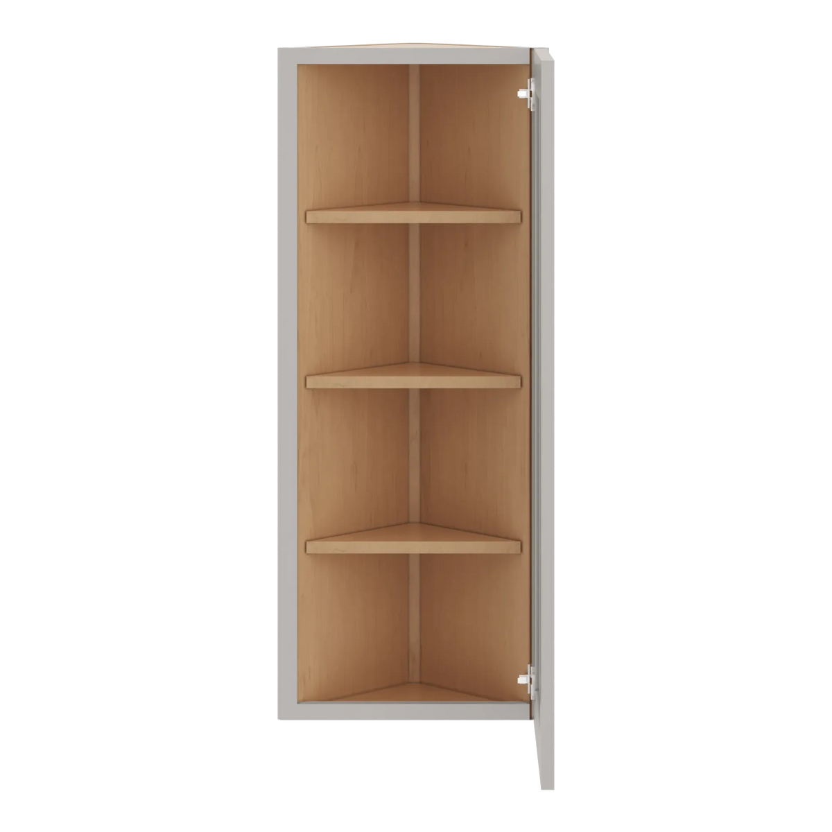 cnc luxor 5 piece misty grey 12 w x 42 h single door wall end cabinet