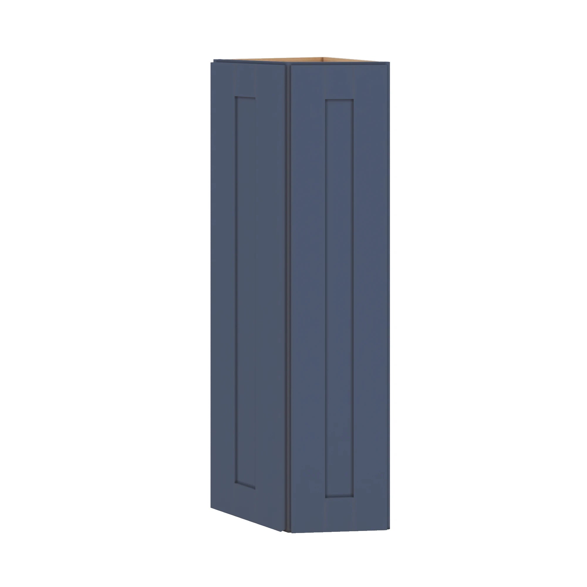 Modernform Cabinet Signature Blue 12" W X 42" H X 12" D Wall Corner End Cabinet