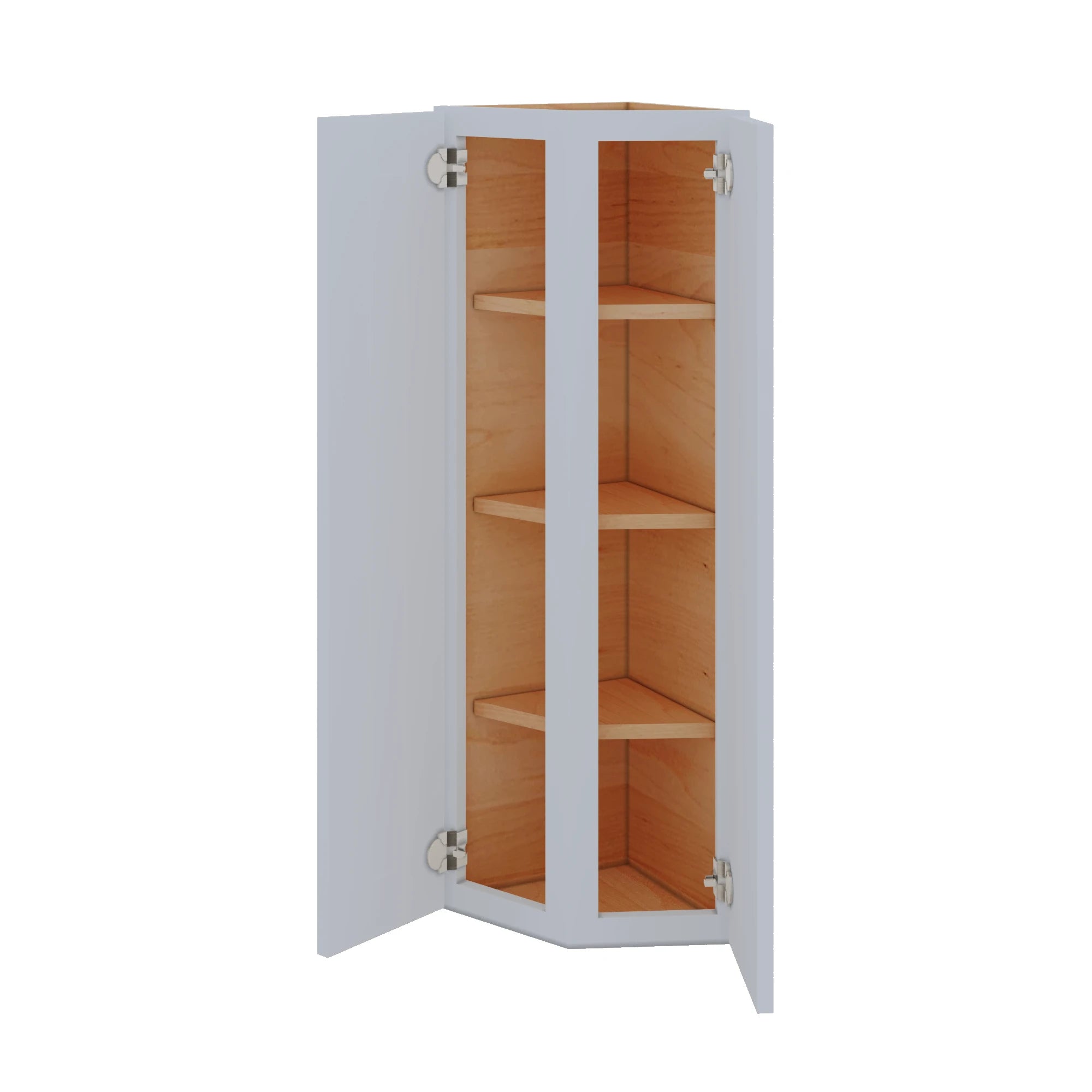 Modernform Cabinet Grey Shaker 12" W X 42" H X 12" D Wall Corner End Cabinet