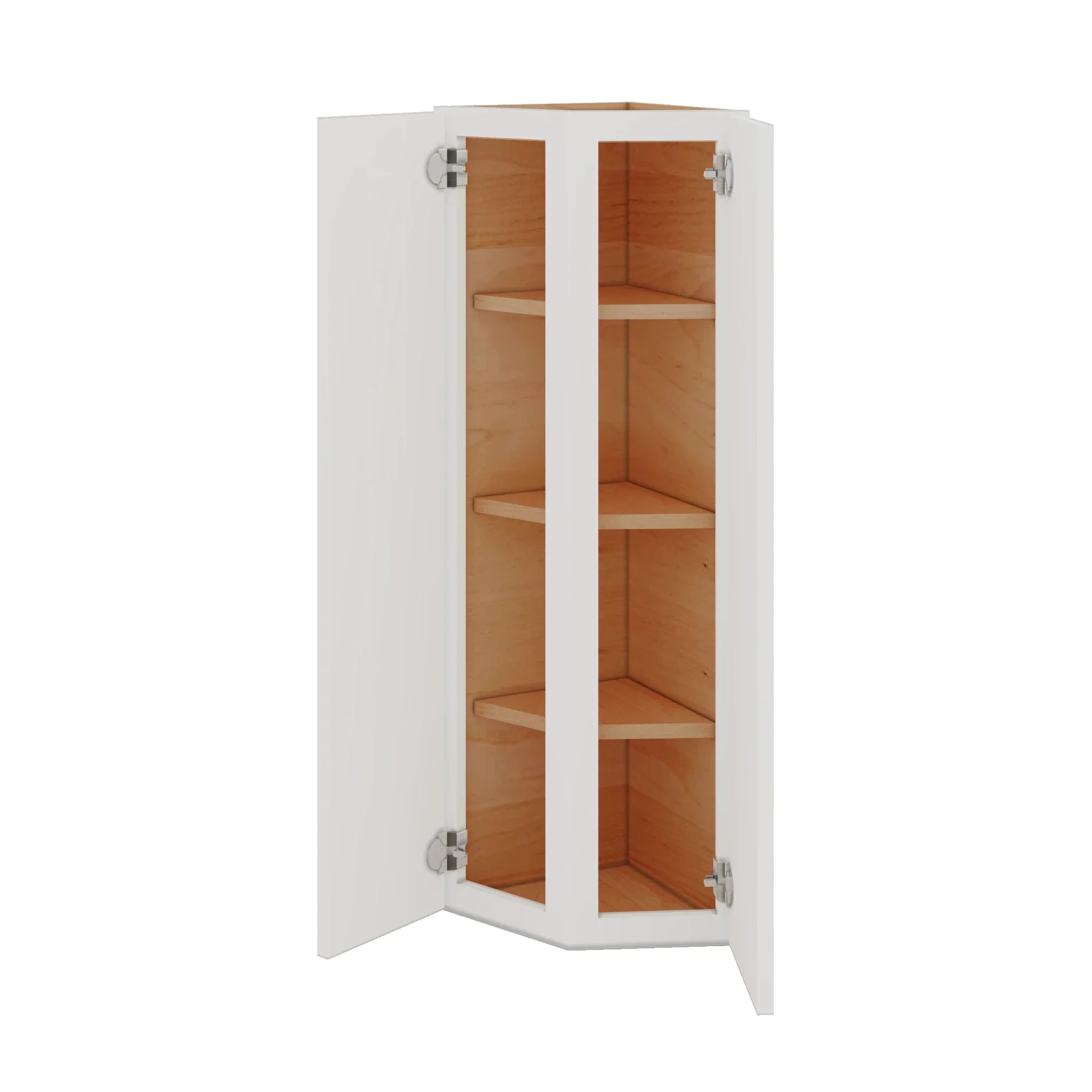 Modernform Cabinet White Shaker 12" W X 42" H X 12" D Wall Corner End Cabinet