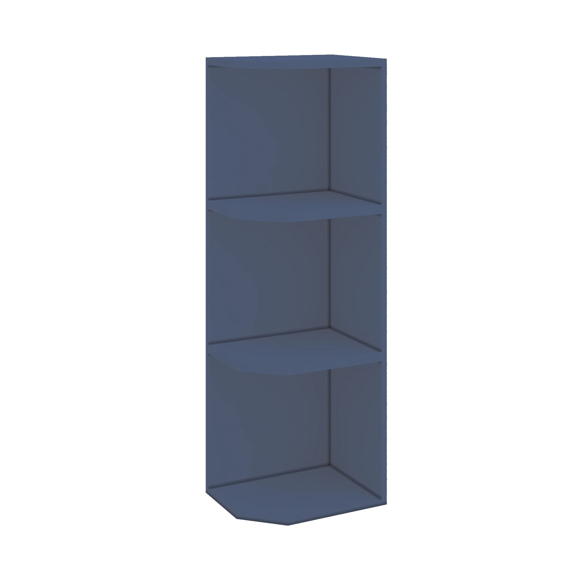 Modernform Cabinet Signature Blue 09" W X 36" H X 12" D Wall Open End Cabinet