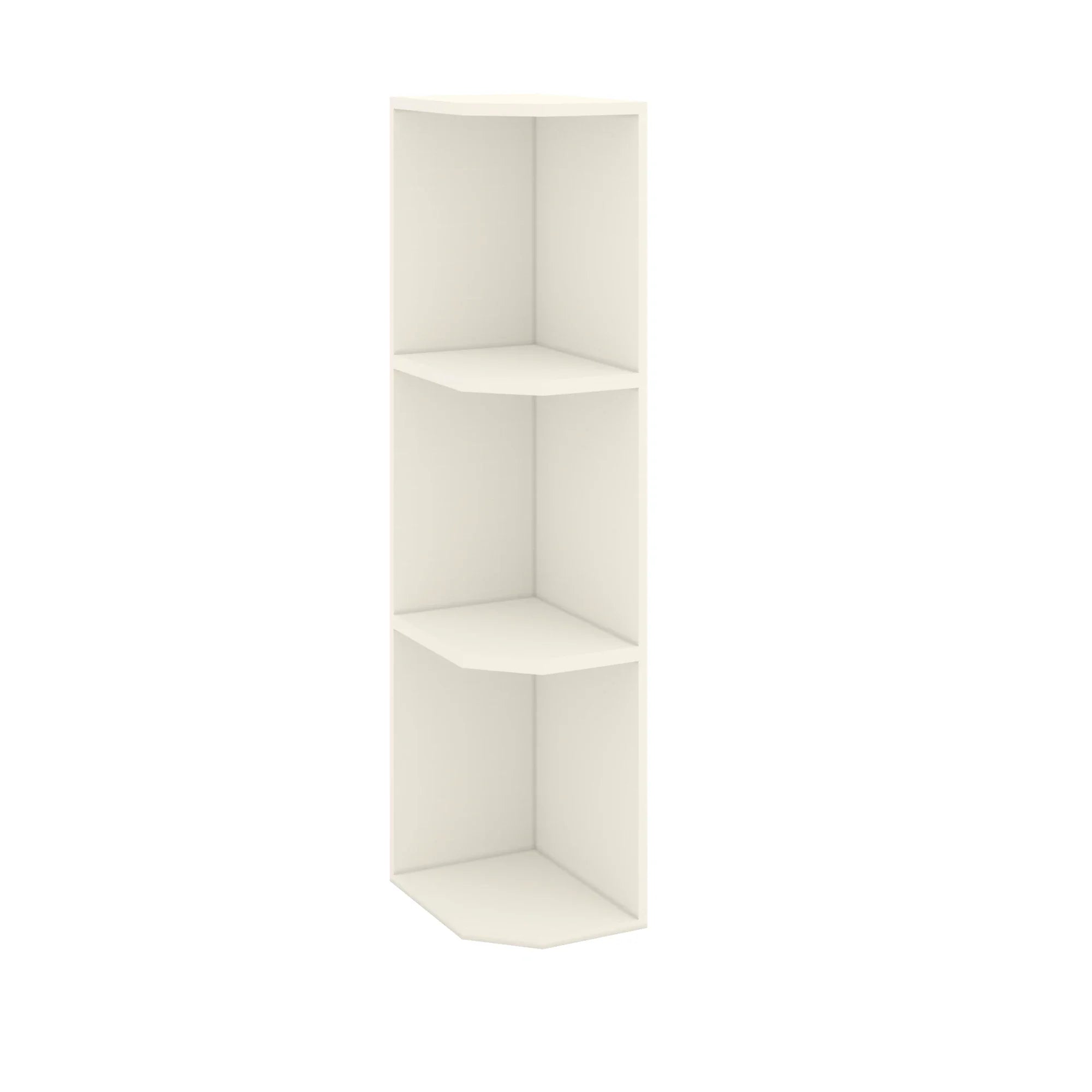 Modernform Cabinet Slim Dove White 09" W X 42" H X 12" D Wall Open End Cabinet