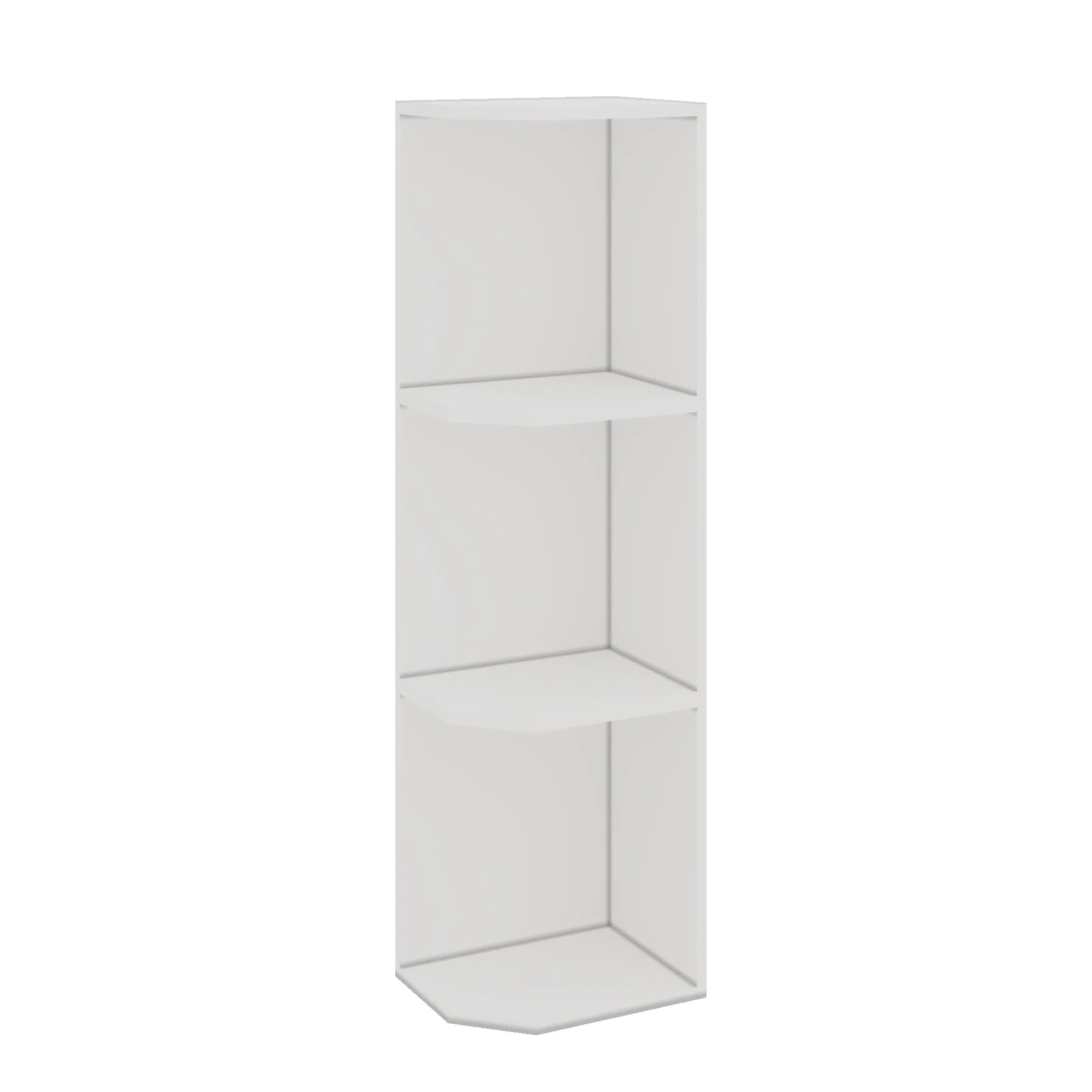Modernform Cabinet White Shaker 09" W X 42" H X 12" D Wall Open End Cabinet