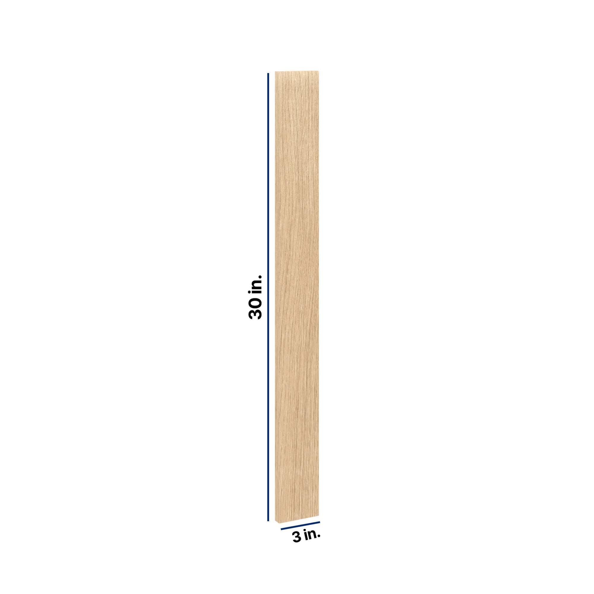 Modernform Cabinet Natural Oak 3" W X 30" H Wall Filler