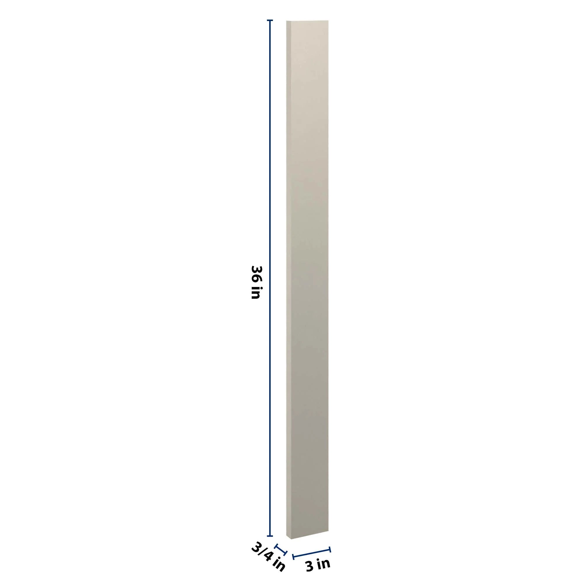 J&K Pebble B6 Wall Filler 3" W x 36" H