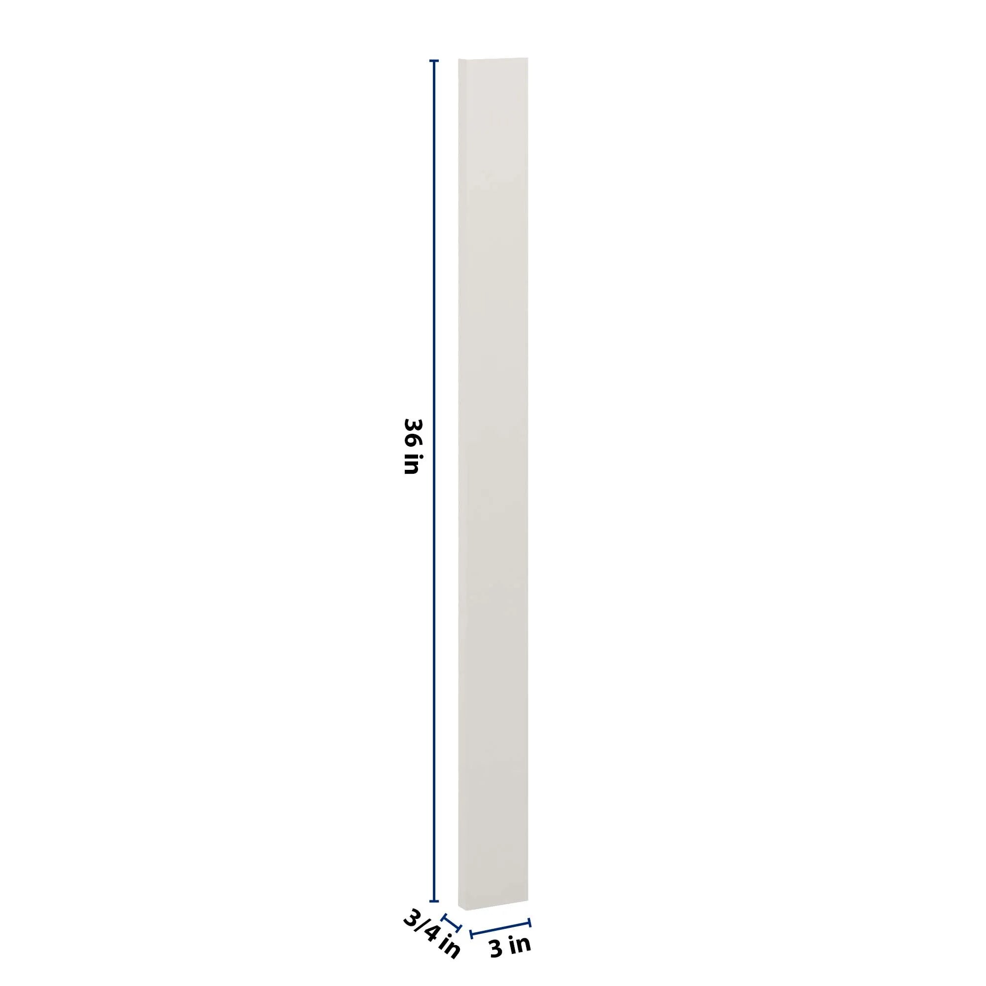 J&K Dove E1 Wall Filler 3" W x 36" H