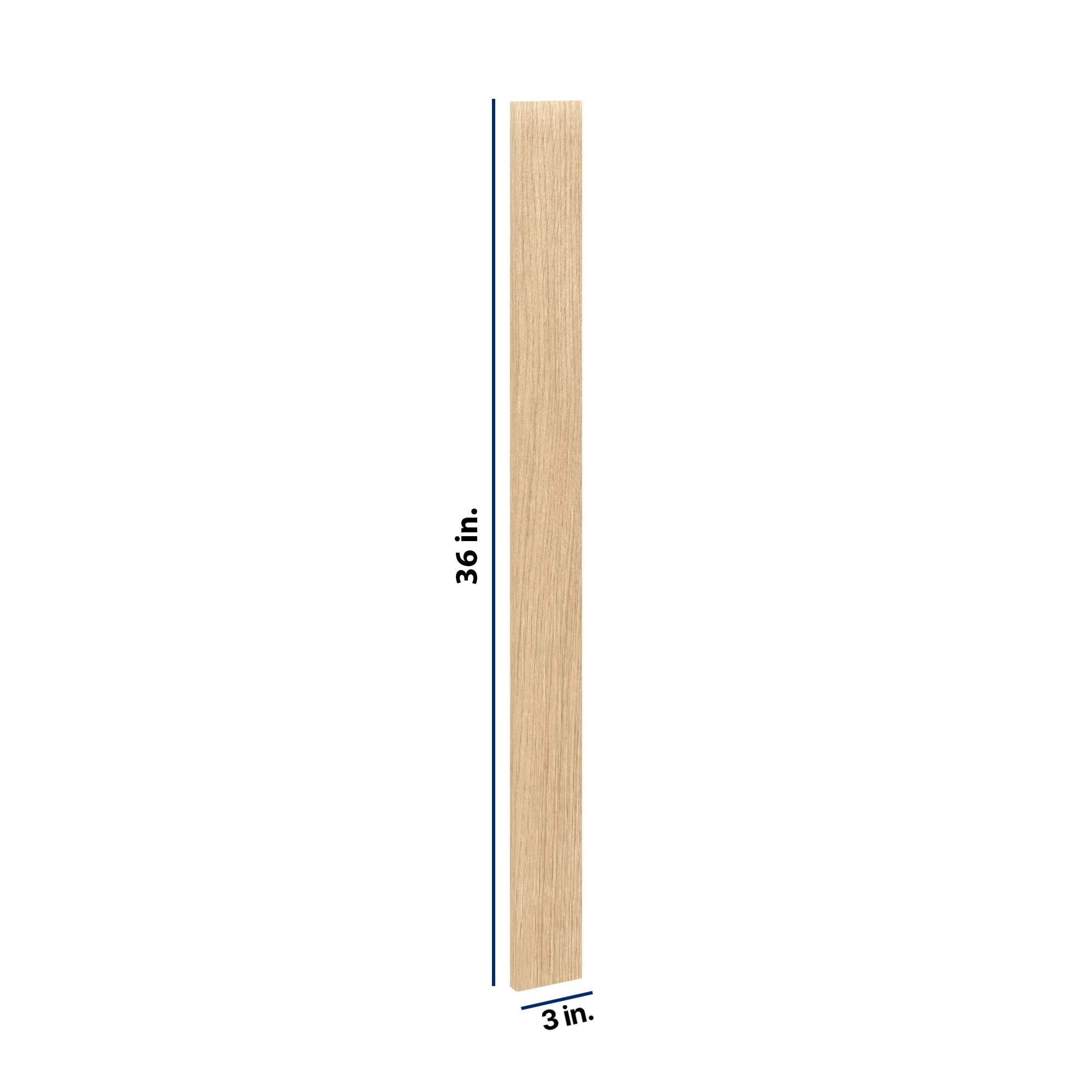 Modernform Cabinet Natural Oak 3" W X 36" H Wall Filler