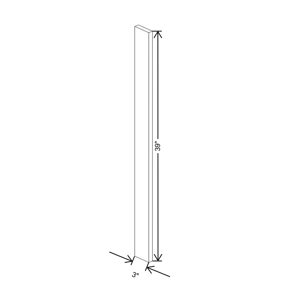 Fabuwood Allure Fusion Oyster 3" W X 39" H Wall Filler