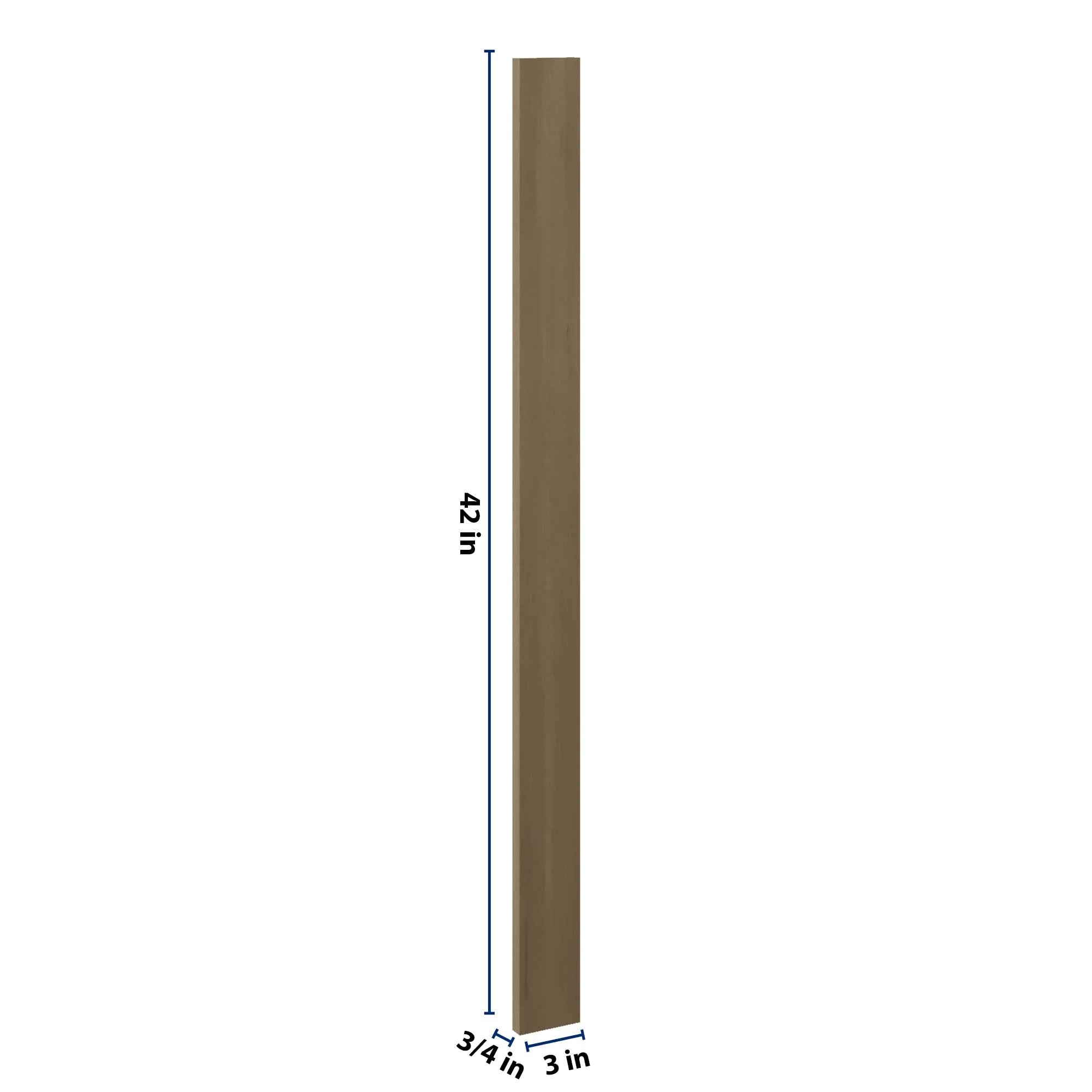 J&K Hazel H8 Wall Filler 3" W x 42" H