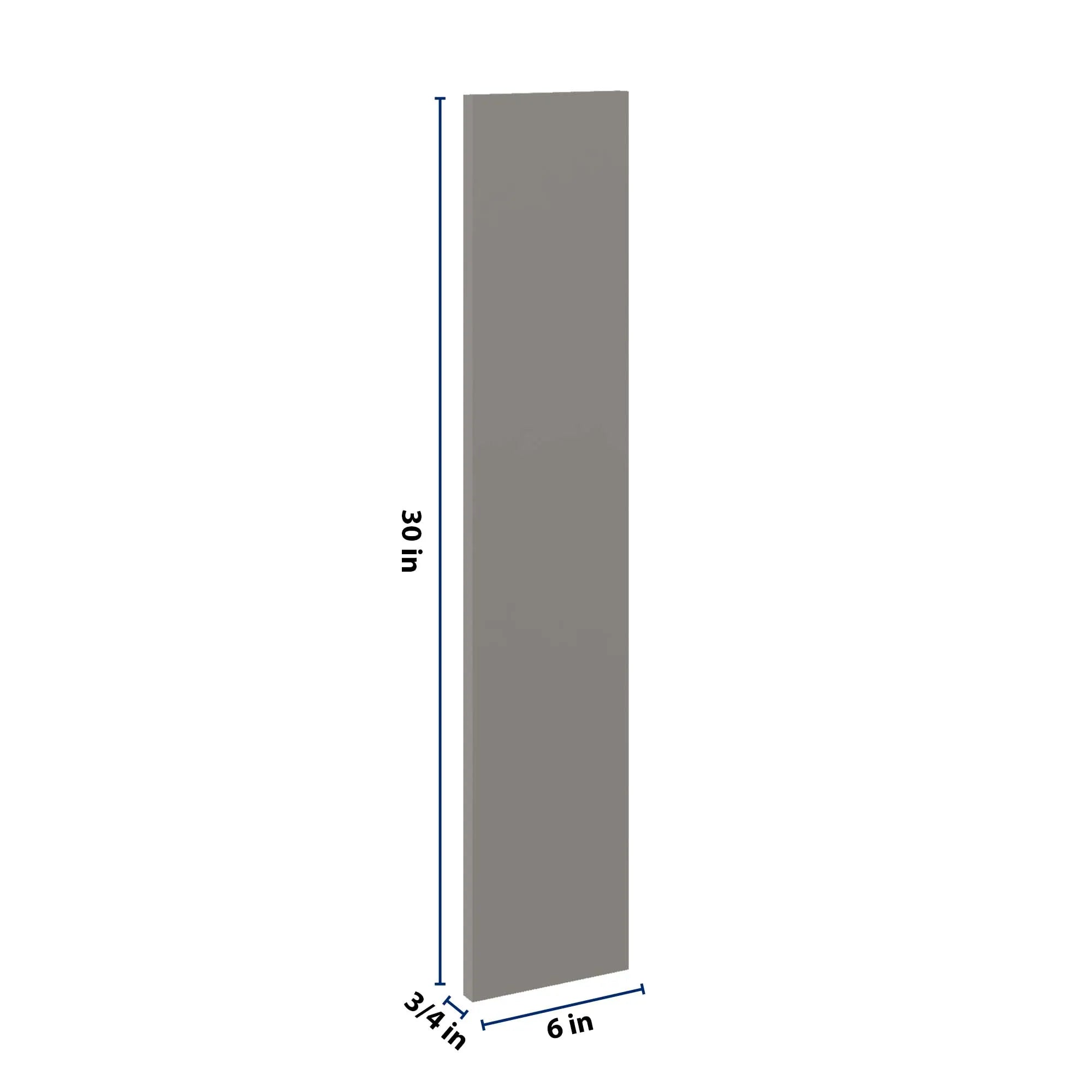 J&K Greige K3 Wall Filler 6" W x 30" H