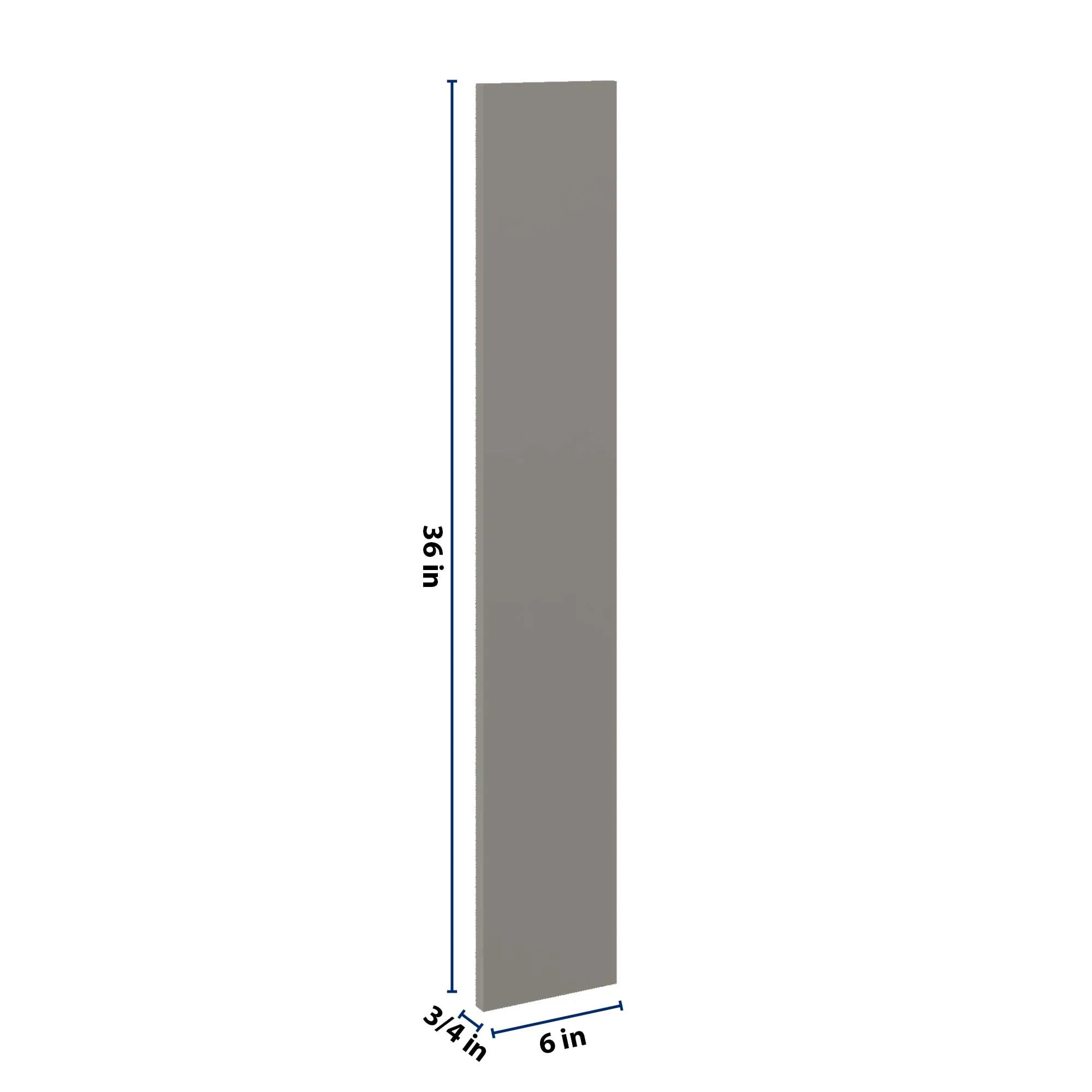 J&K Greige K3 Wall Filler 6" W x 36" H