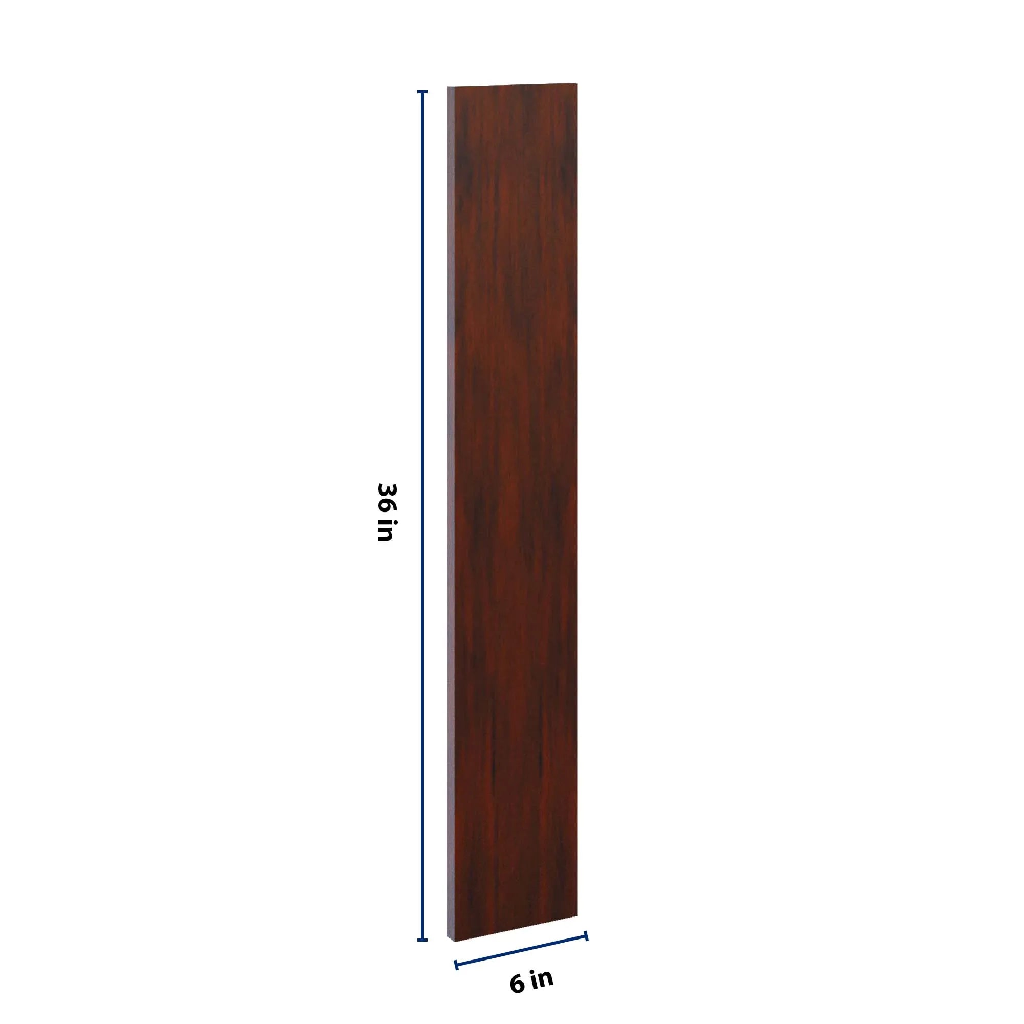 J&K Mahogany J5 Wall Filler 6" W x 36" H
