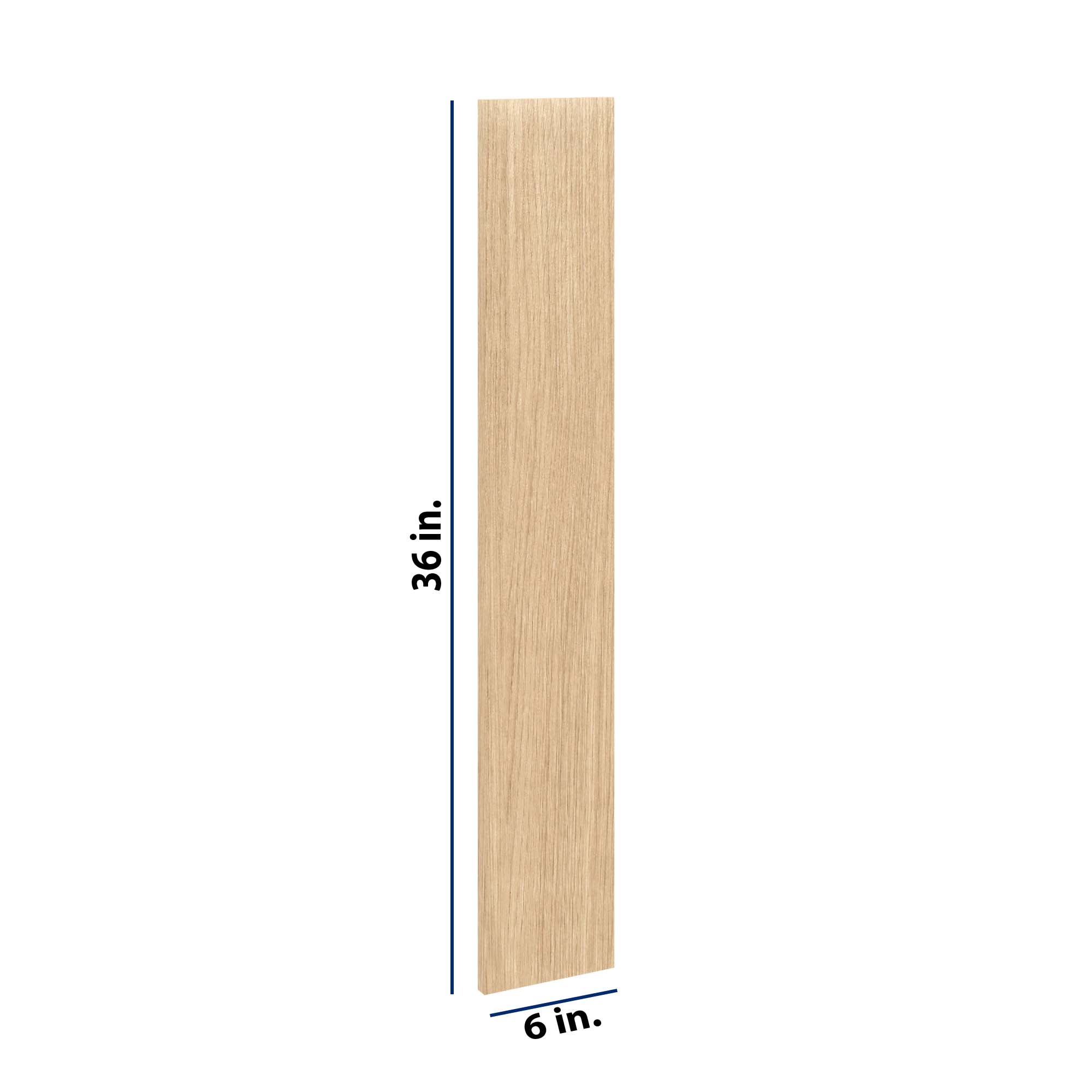 Modernform Cabinet Natural Oak 6" W X 36" H Wall Filler