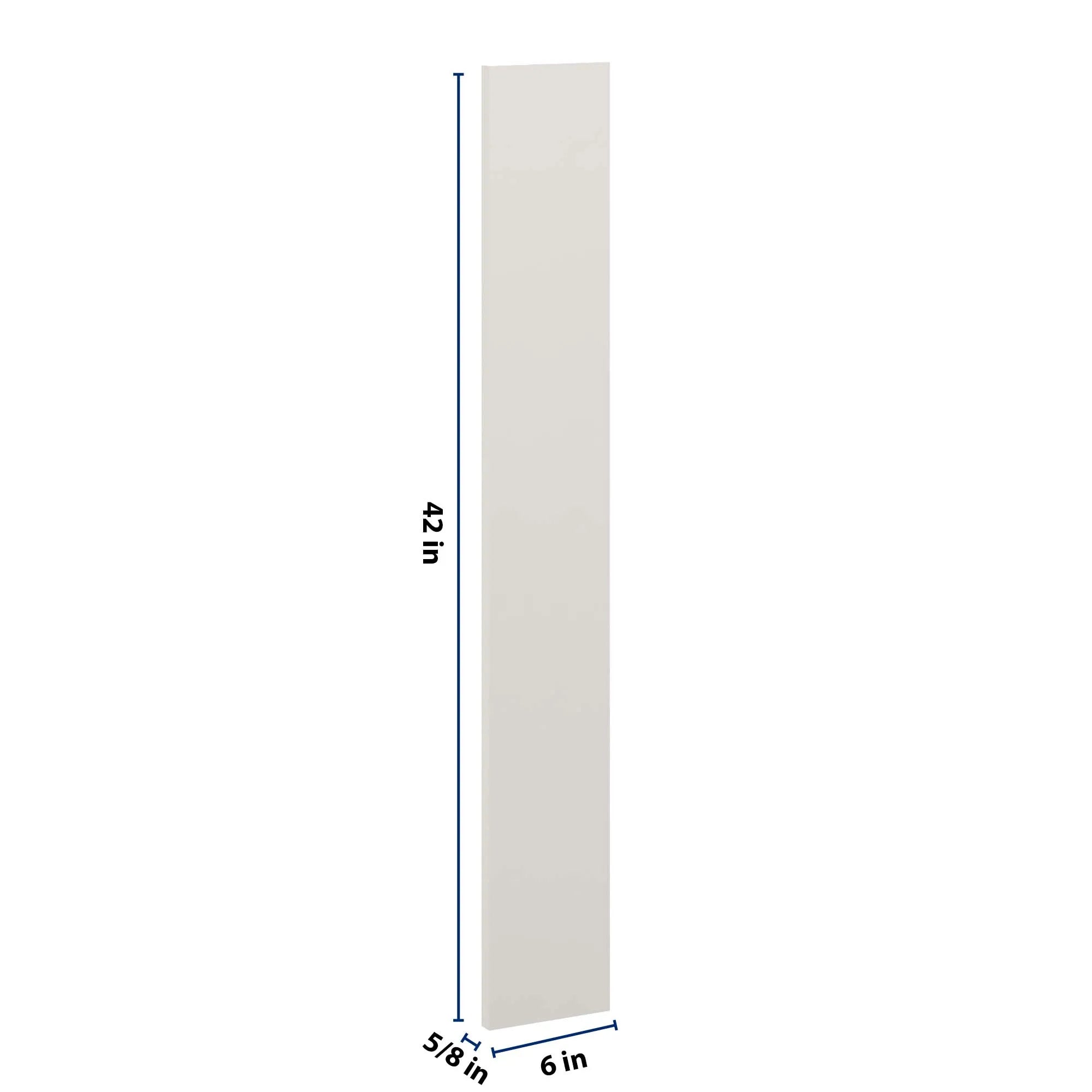 J&K Dove E1 Wall Filler 6" W x 42" H