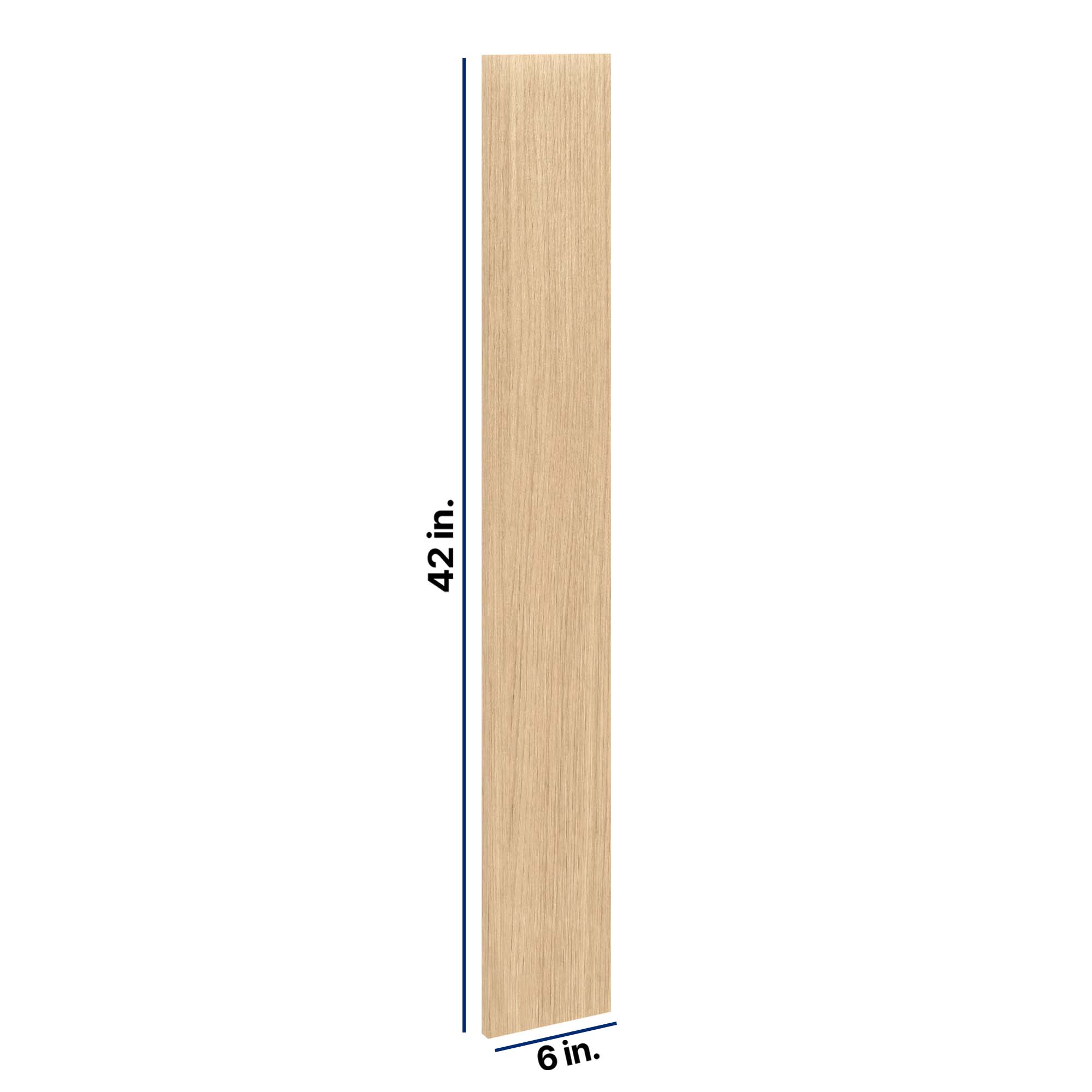 Modernform Cabinet Natural Oak 6" W X 42" H Wall Filler