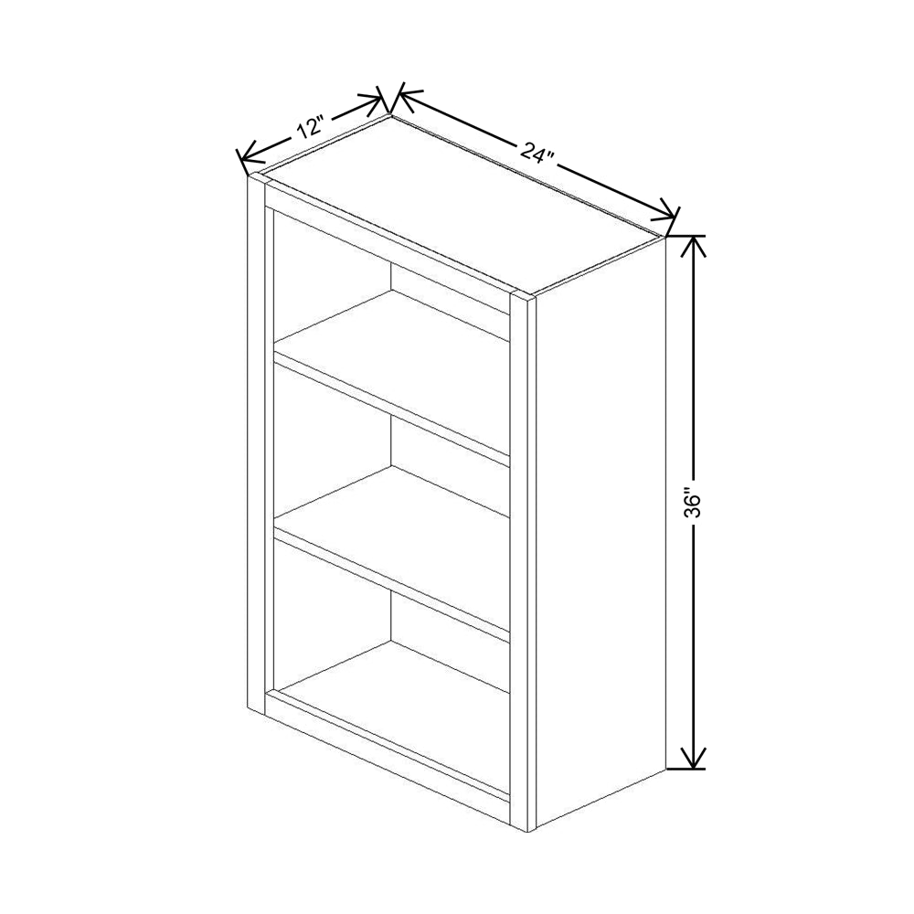 Cubitac Imperial Montclair Sapphire 24"W X 36"H Finished Interior Wall Cabinet