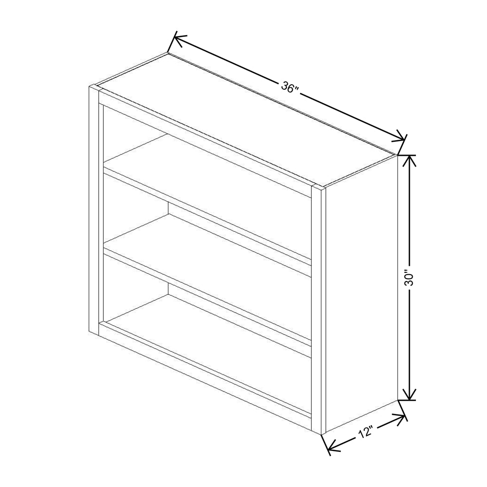 Cubitac Prestige Dover Latte 36" W X 30" H Finished Interior Cabinet