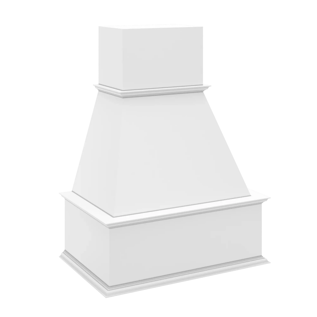 cnc luxor white 30 w traditional wood hood