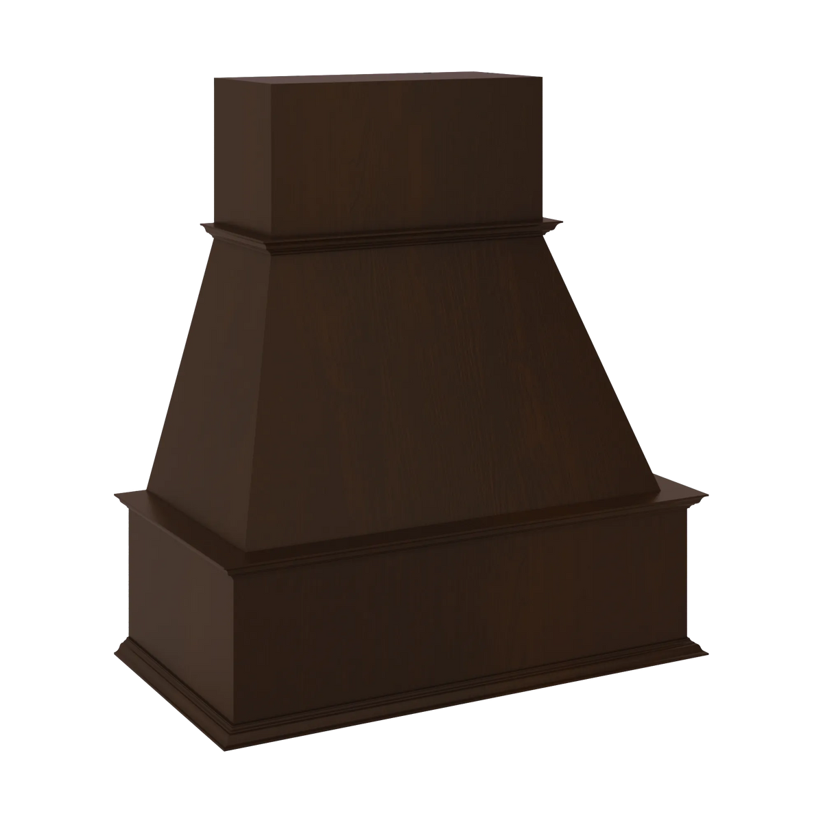 CNC Luxor 5-Piece Espresso 36" W Traditional Wood Hood