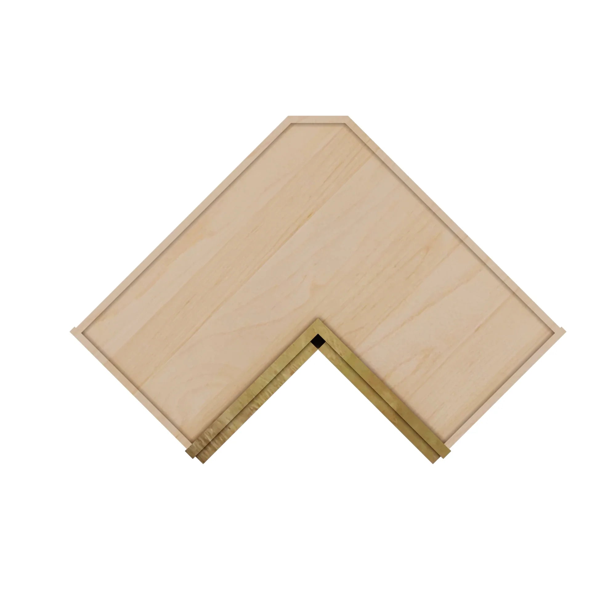 Modernform Cabinet Natural Shaker 24" W X 36" H X 12" D Wall Easy Reach Cabinet