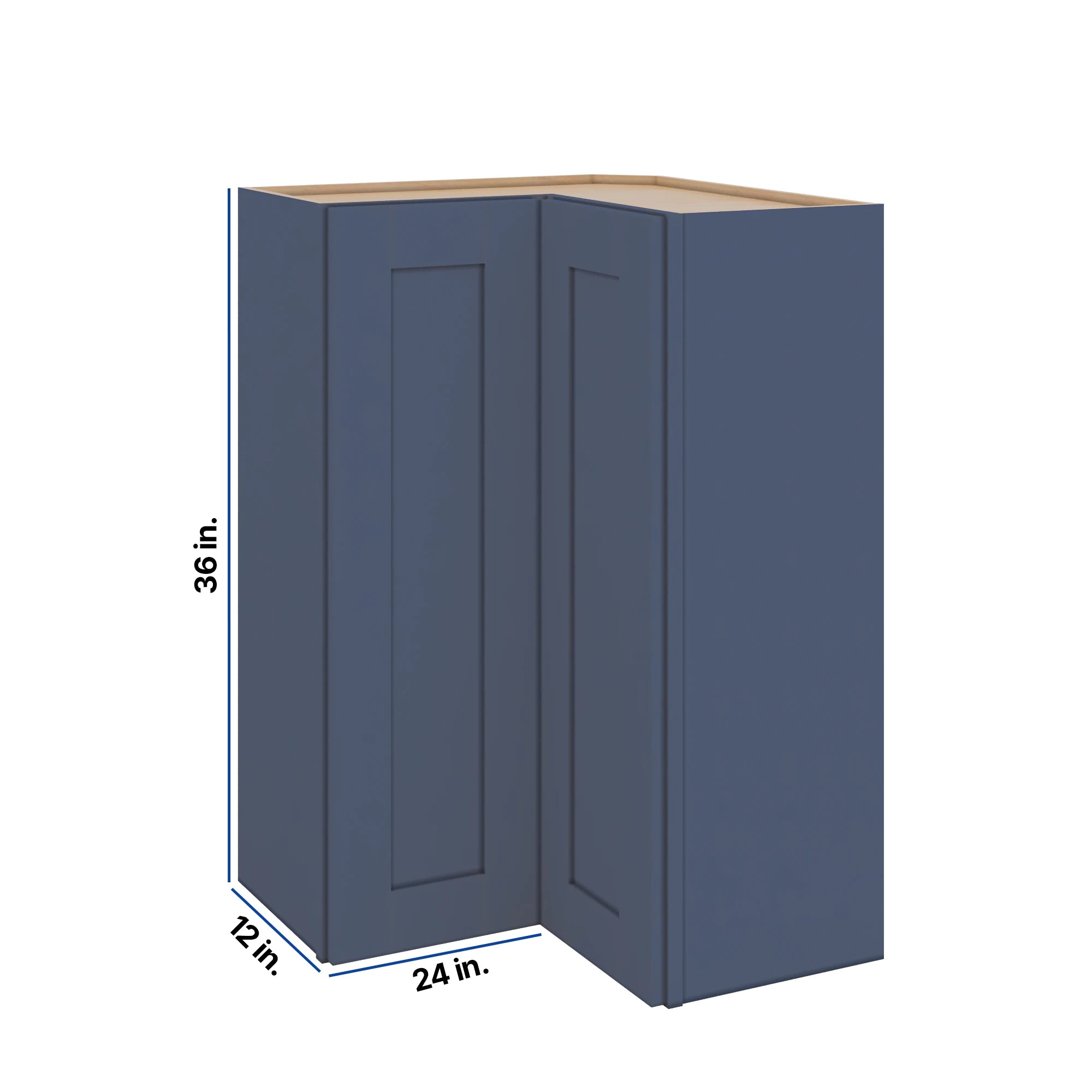 Modernform Cabinet Signature Blue 24" W X 36" H X 12" D Wall Easy Reach Cabinet