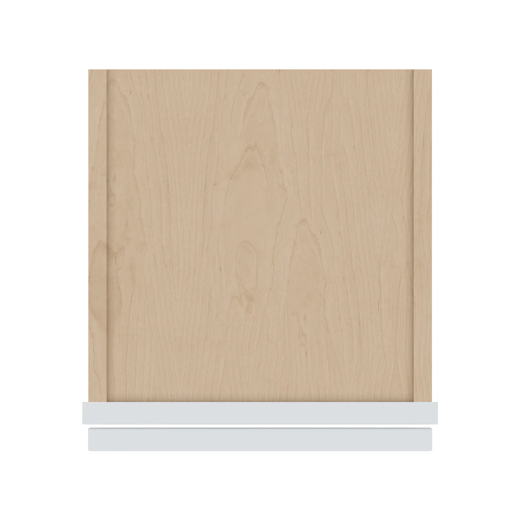 J&K White Shaker S8 Wall Glass Cabinet   12" W x 30" H (No Glass Insert)