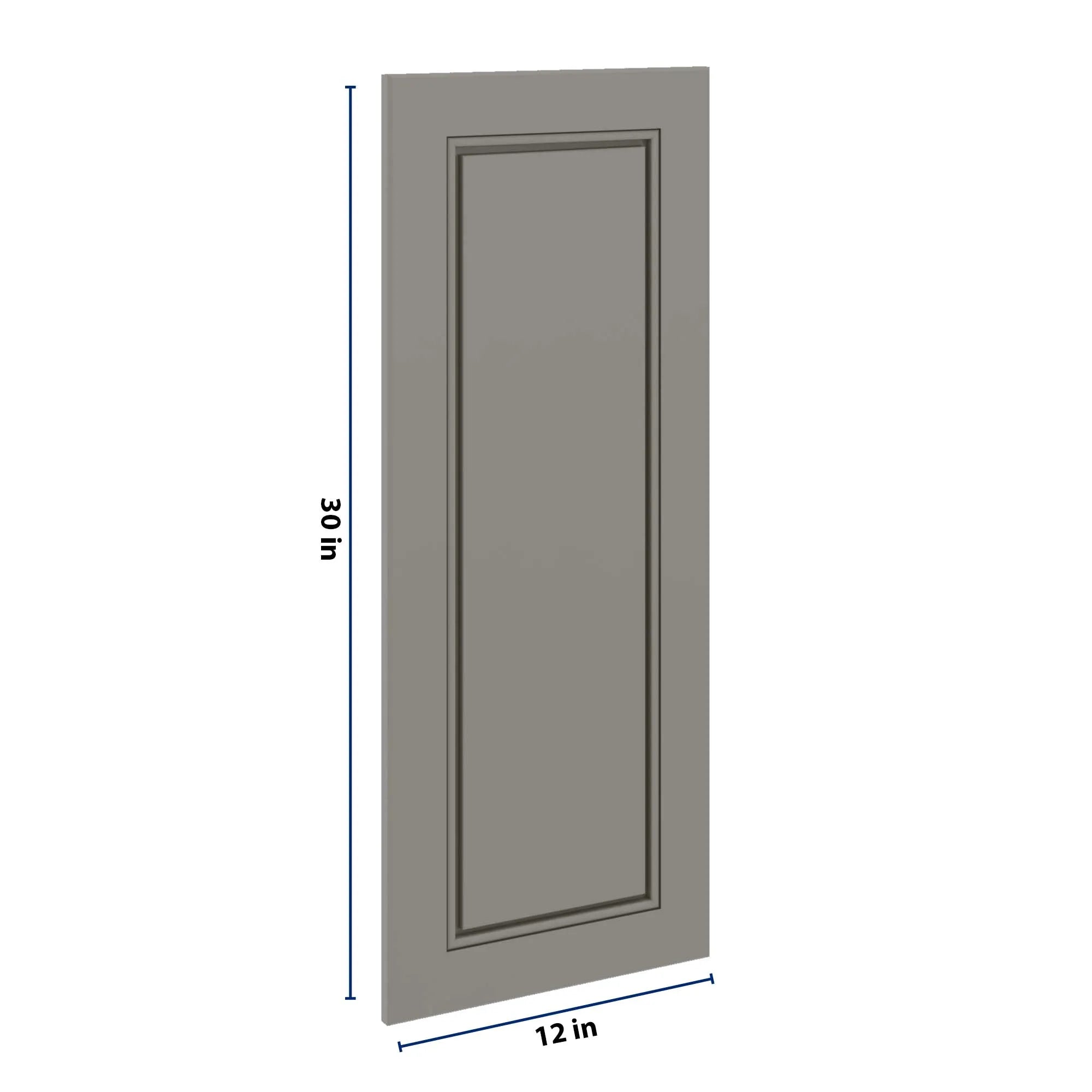 J&K Greige K3 Dummy Insert Door Panel 12" W x 30" H