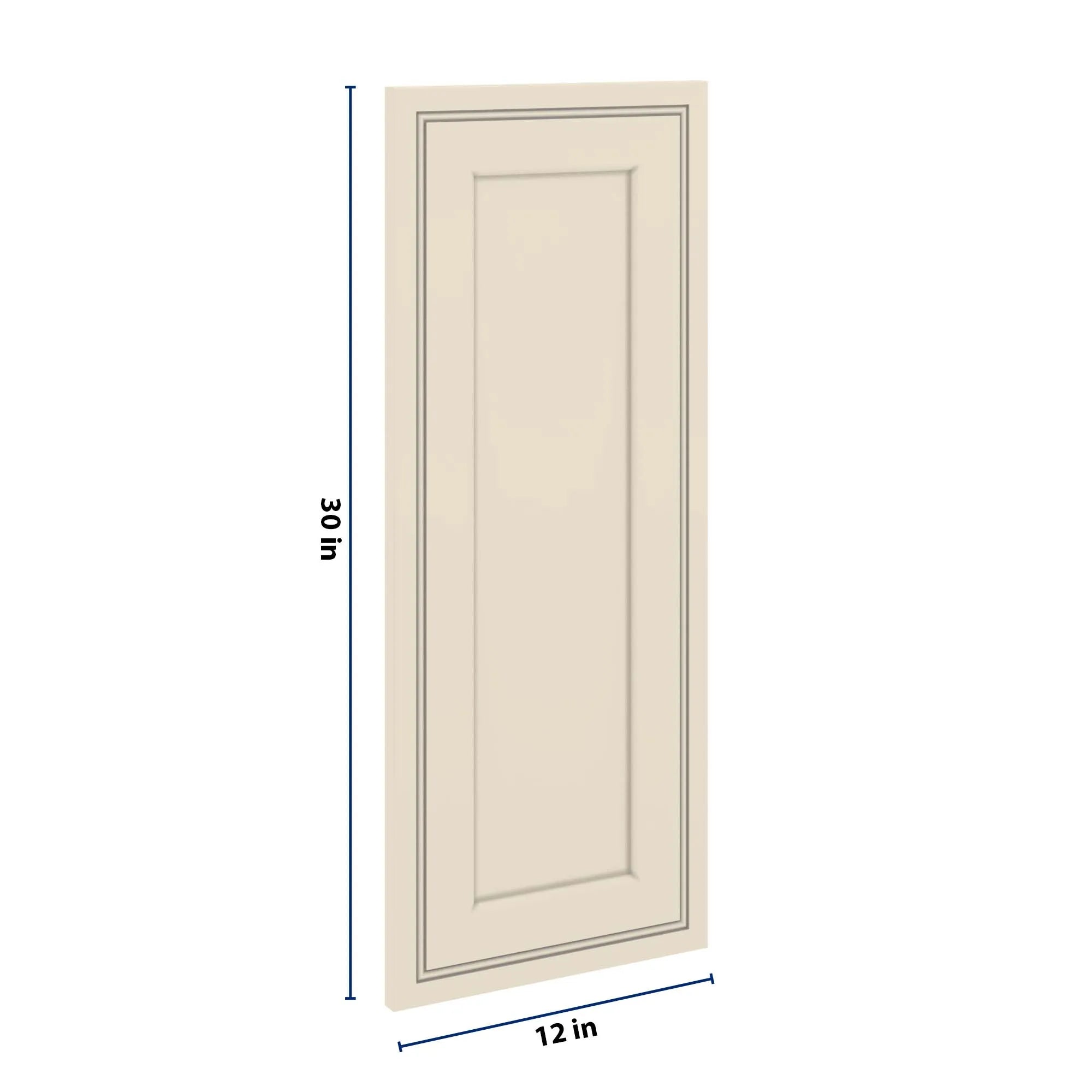 J&K Pearl Glazed H9 Dummy Insert Door Panel 12" W x 30" H