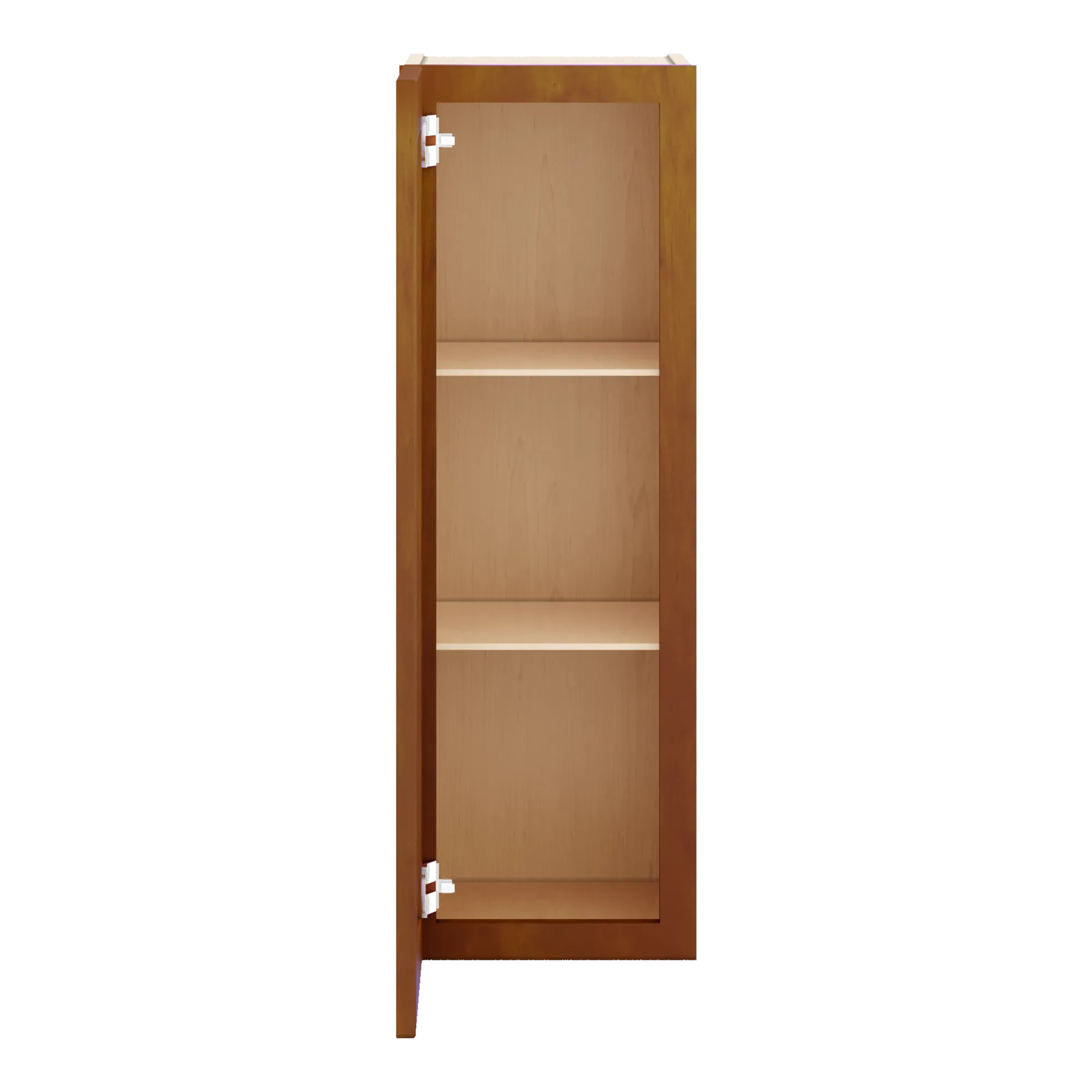 j k mocha glazed k10 wall glass cabinet 12 w x 36 h no glass insert