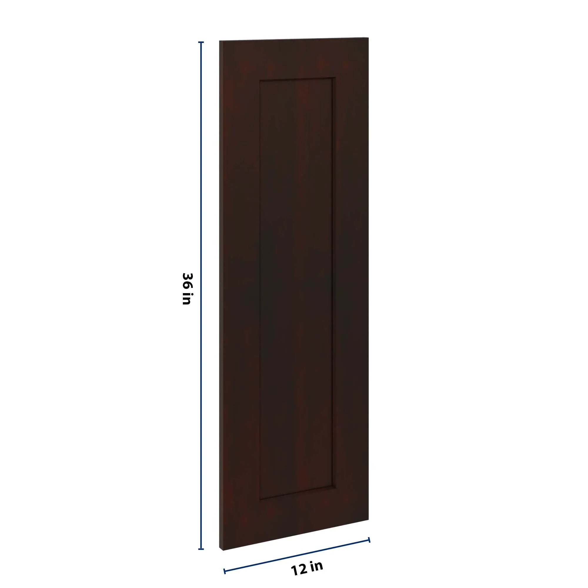 J&K Java Coffee S1 Dummy Insert Door Panel 12" W x 36" H