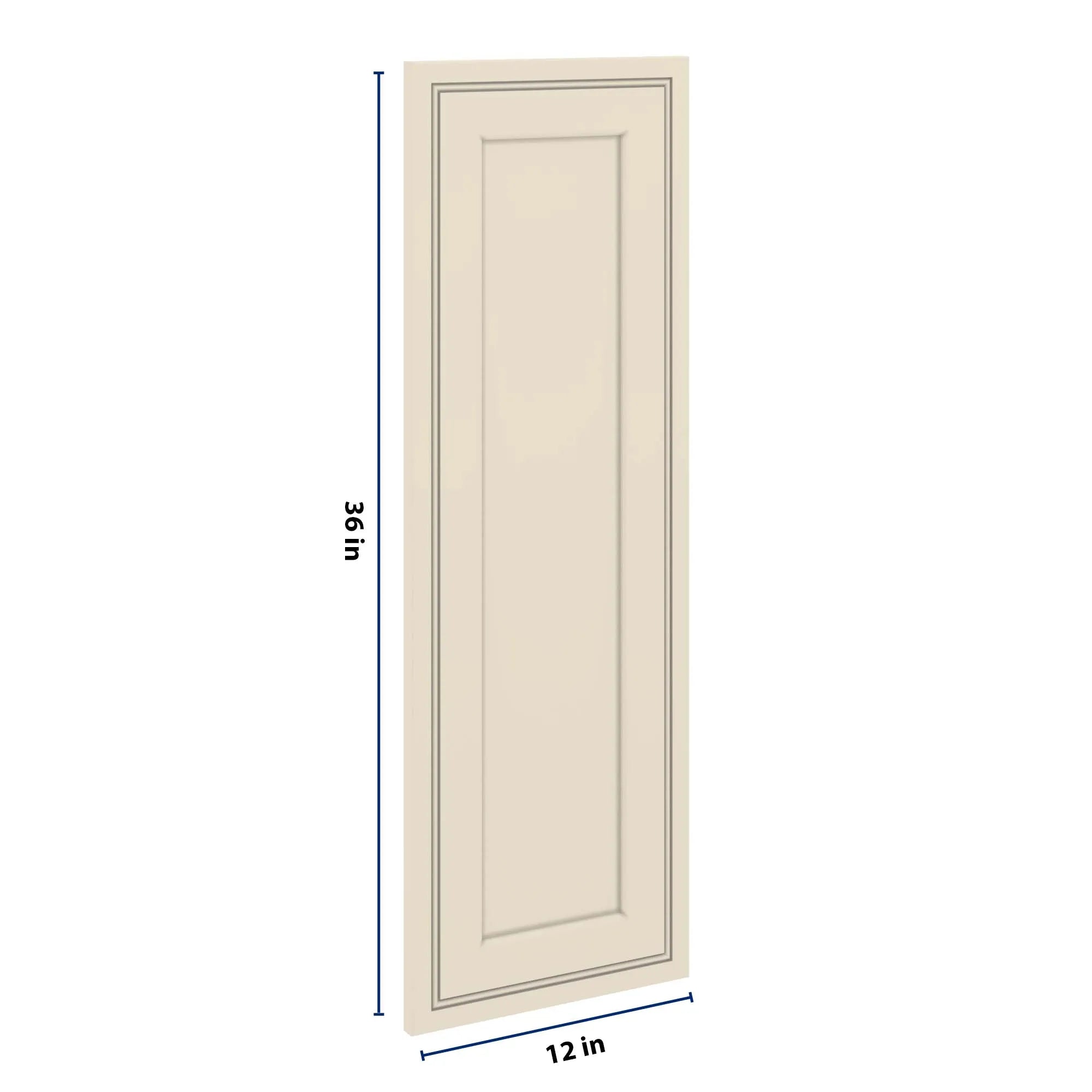 J&K Pearl Glazed H9 Dummy Insert Door Panel 12" W x 36" H