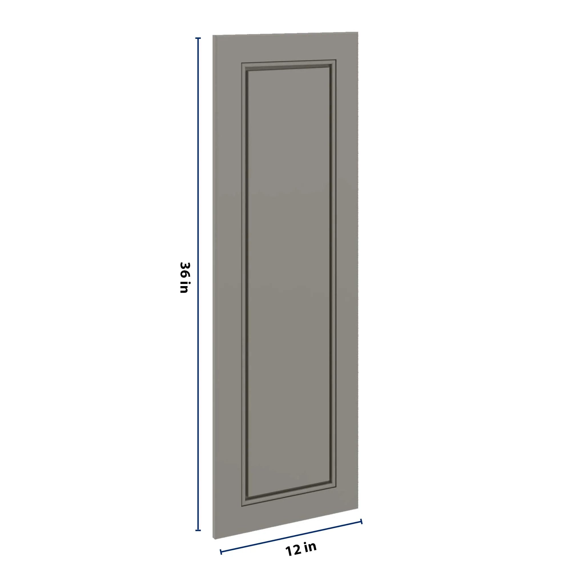 J&K Greige K3 Dummy Insert Door Panel 12" W x 36" H
