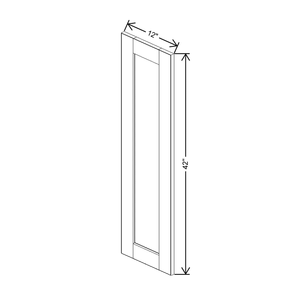 J&K Butterscotch B8 Dummy Insert Door Panel 12" W x 42" H