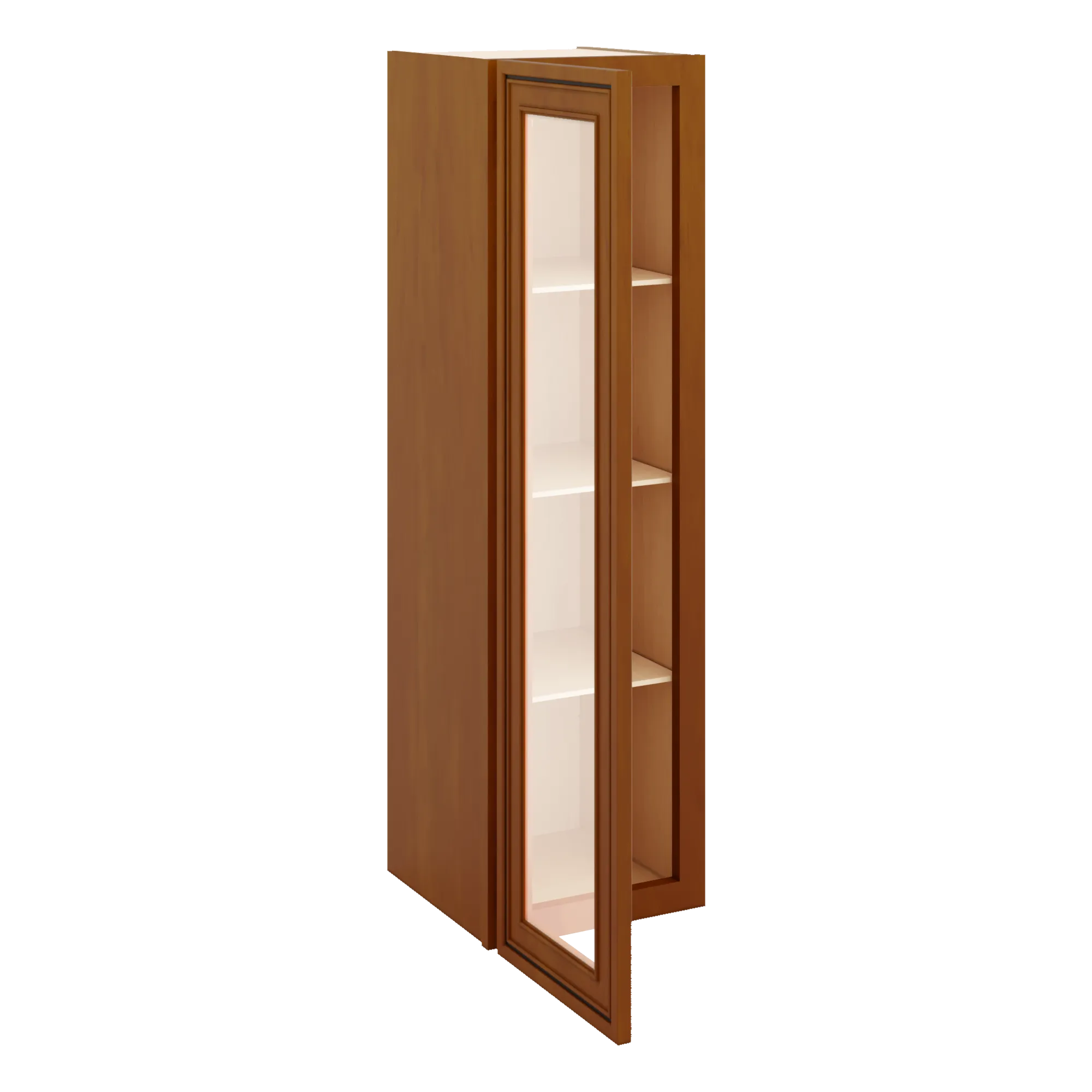 j k mocha glazed k10 wall glass cabinet 12 w x 42 h no glass insert