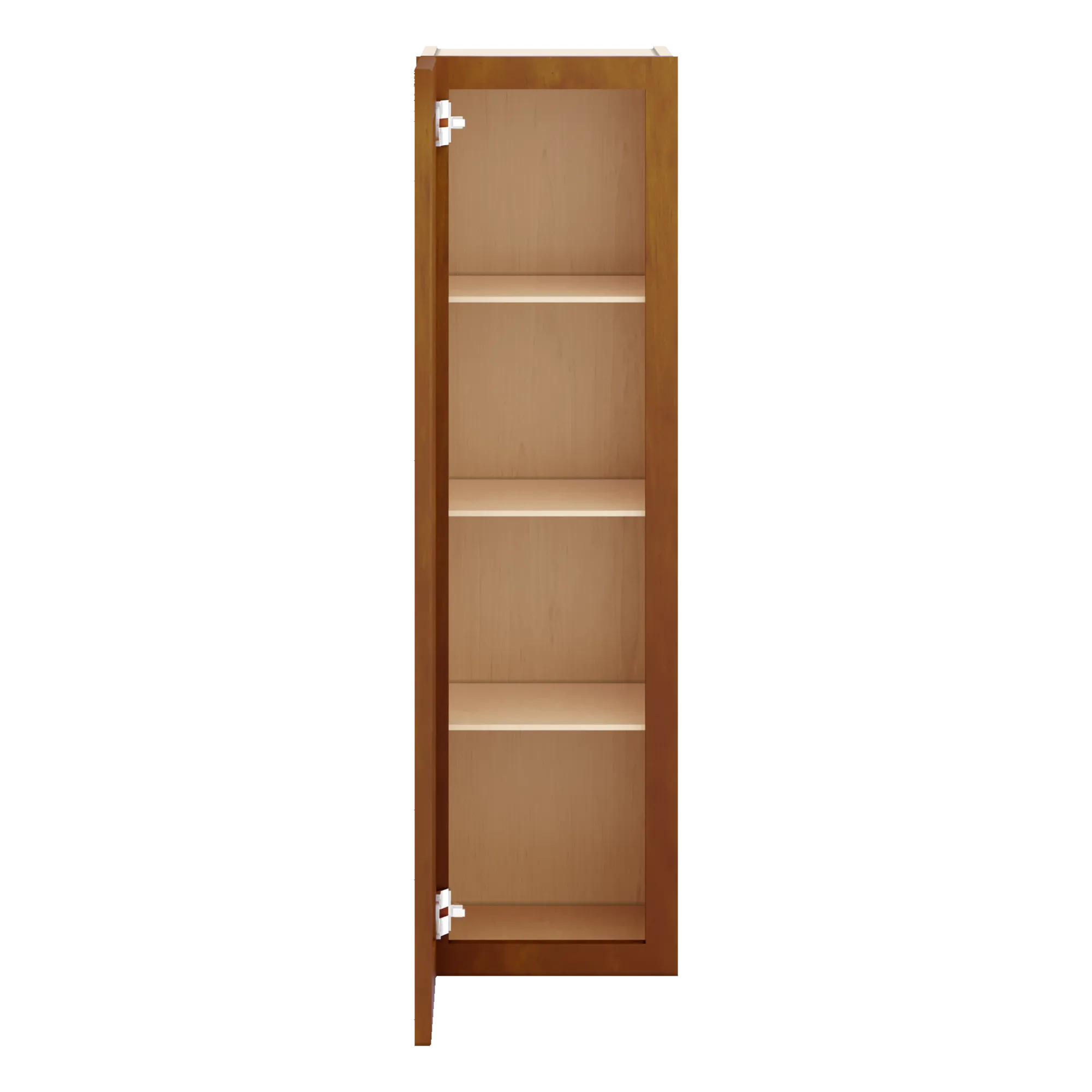 j k mocha glazed k10 wall glass cabinet 12 w x 42 h no glass insert