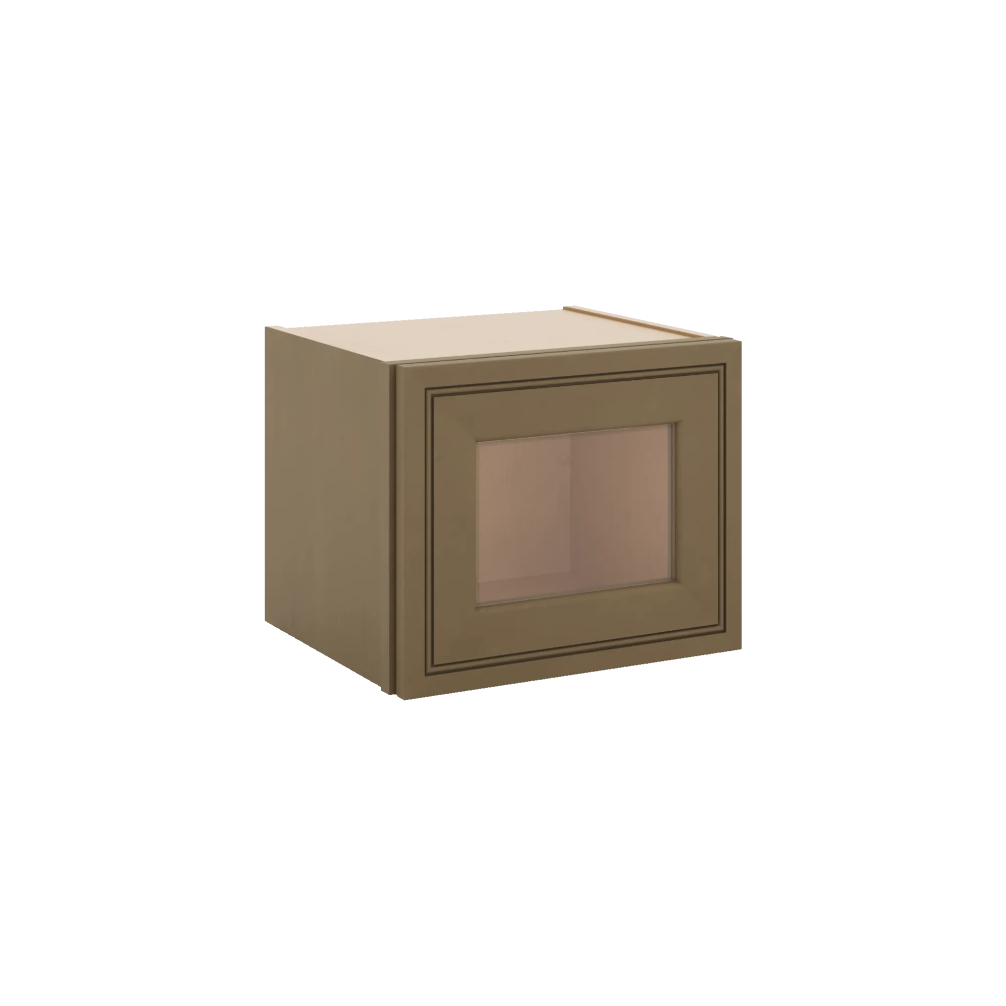 J&K Hazel H8 Wall Glass Cabinet - 15" W x 12" H (No Glass Insert)