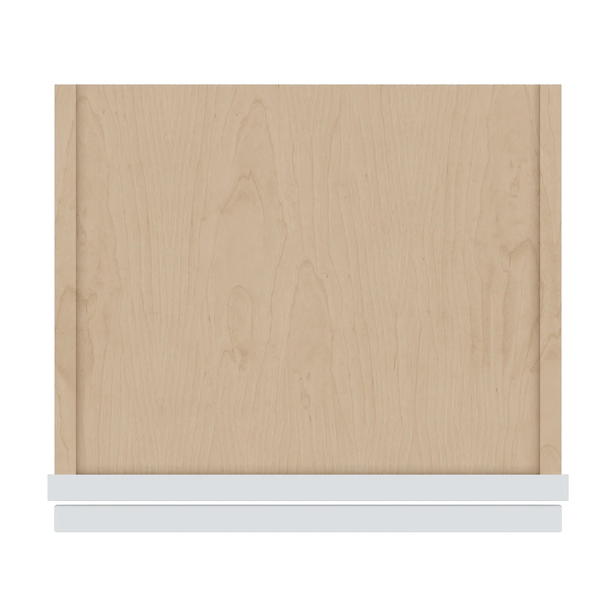 J&K White Shaker S8 Wall Glass Cabinet   15" W x 12" H (No Glass Insert)