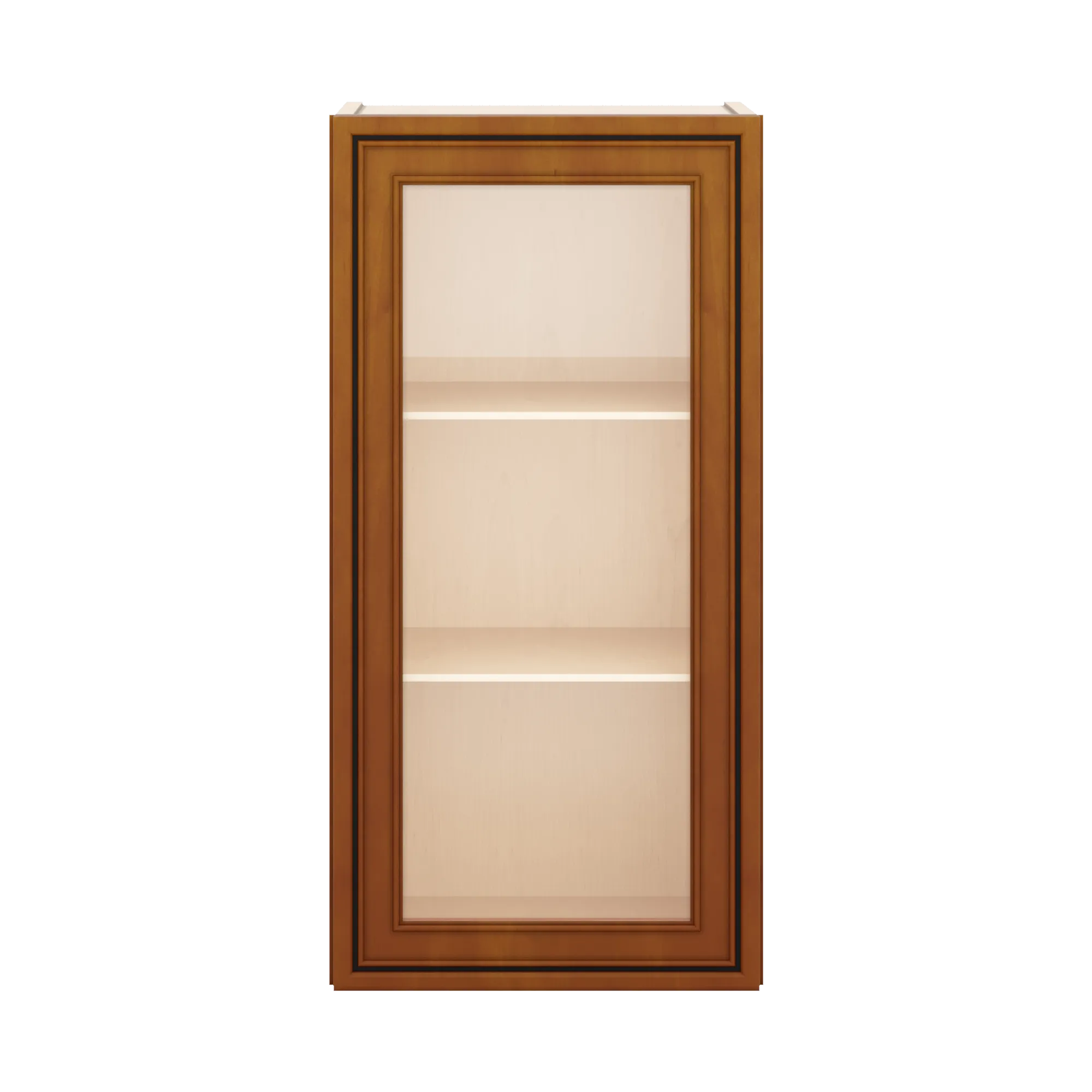 j k mocha glazed k10 wall glass cabinet 15 w x 30 h no glass insert