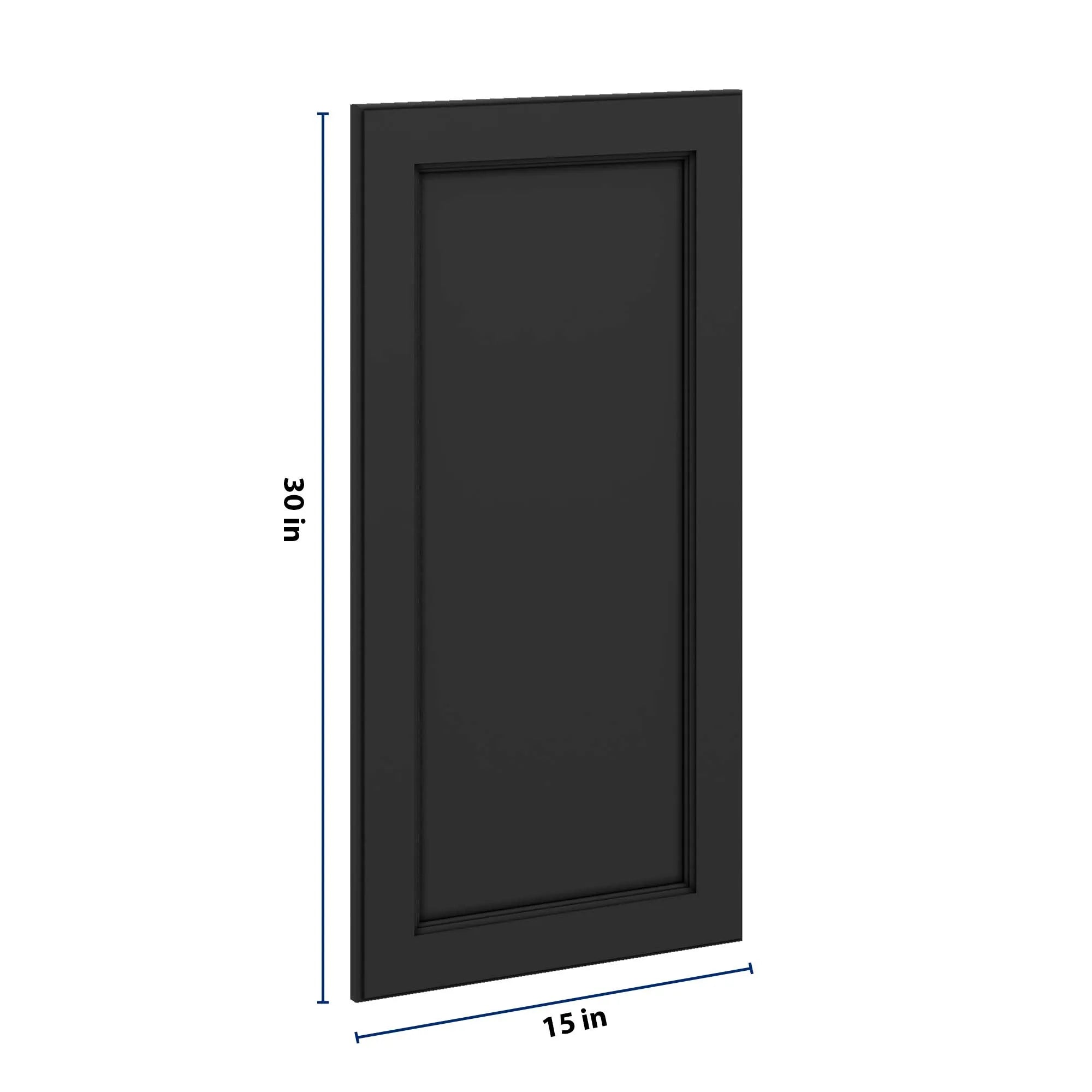 J&K Charcoal E2 Dummy Insert Door Panel 15" W x 30" H