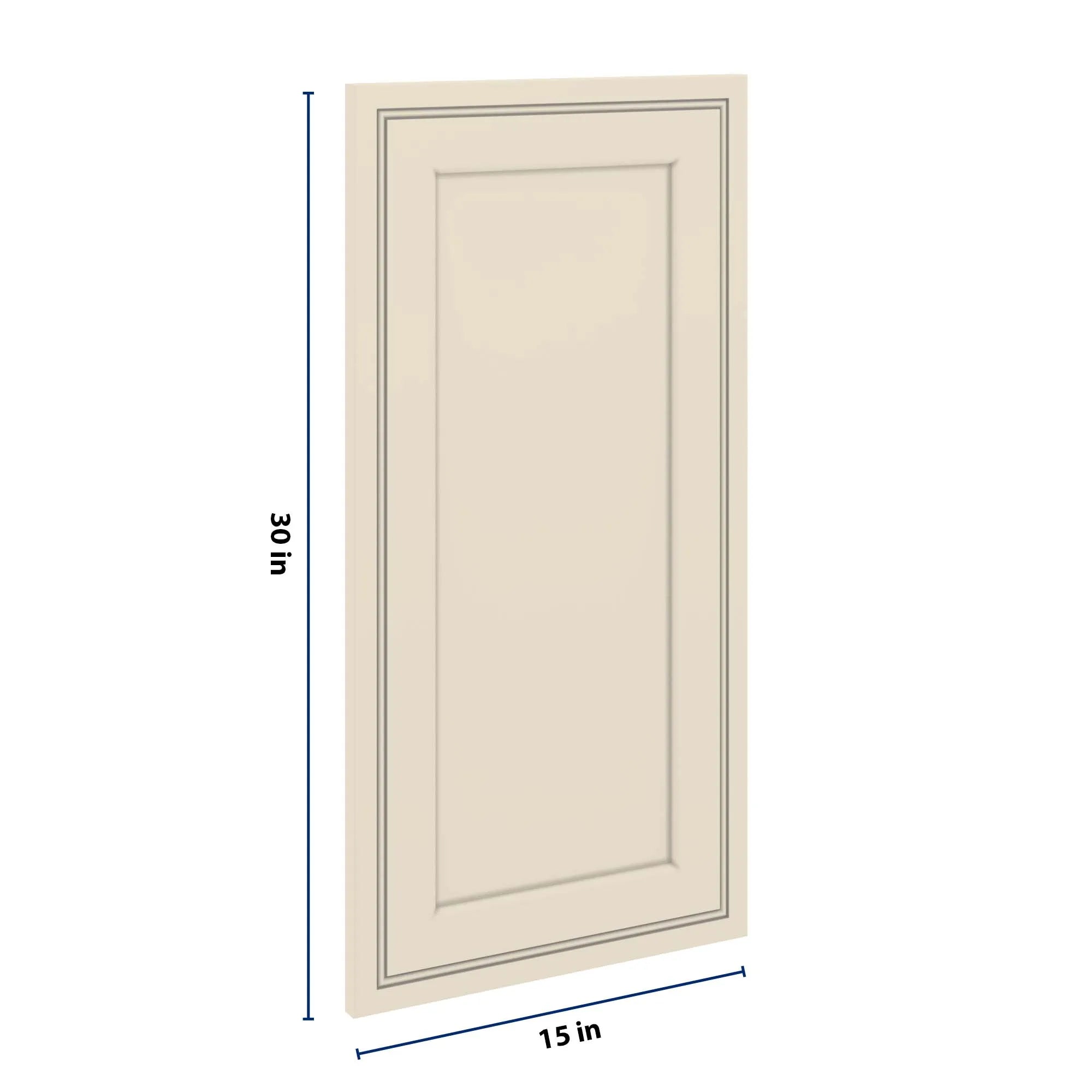 J&K Pearl Glazed H9 Dummy Insert Door Panel 15" W x 30" H
