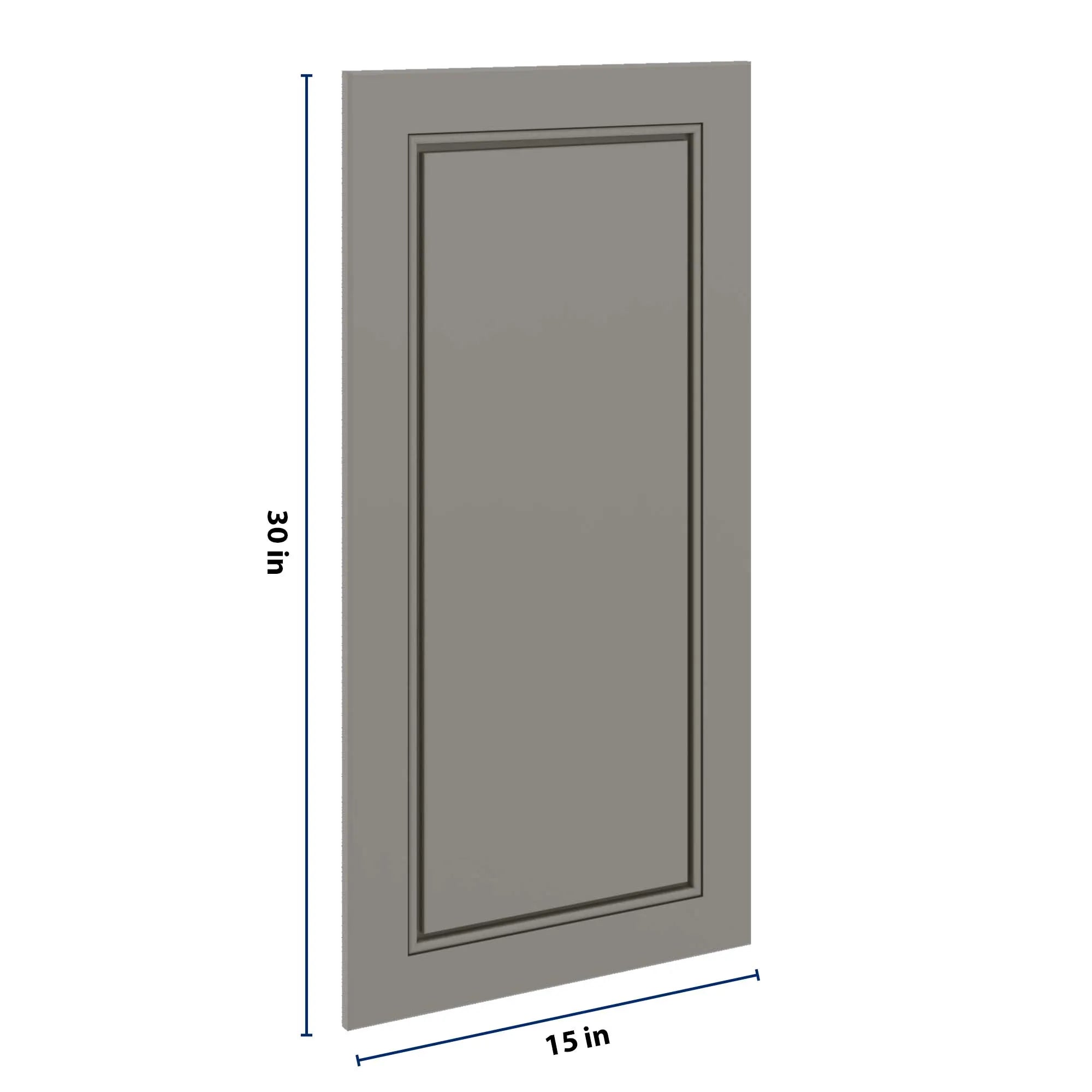 J&K Greige K3 Dummy Insert Door Panel 15" W x 30" H