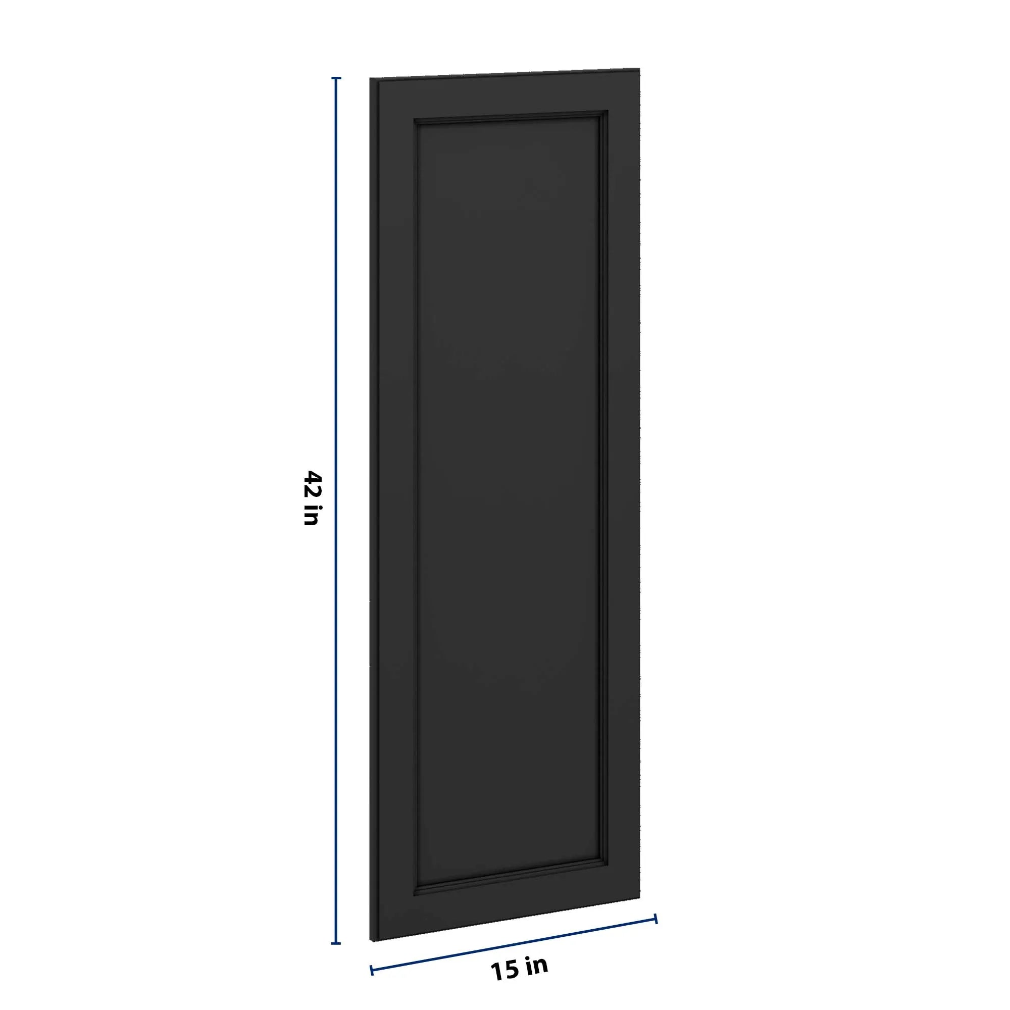 J&K Charcoal E2 Dummy Insert Door Panel 15" W x 42" H