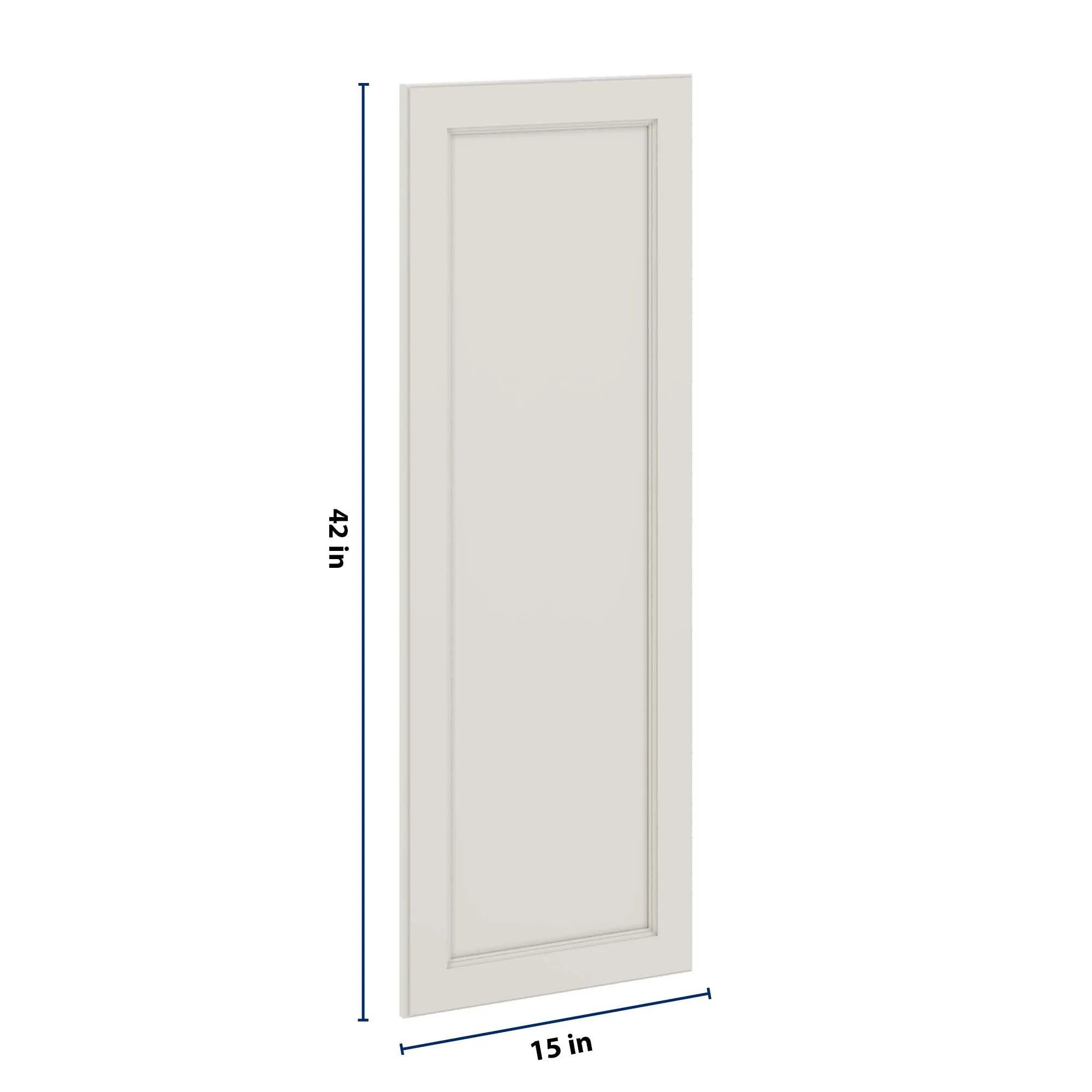 J&K Dove E1 Dummy Insert Door Panel 15" W x 42" H