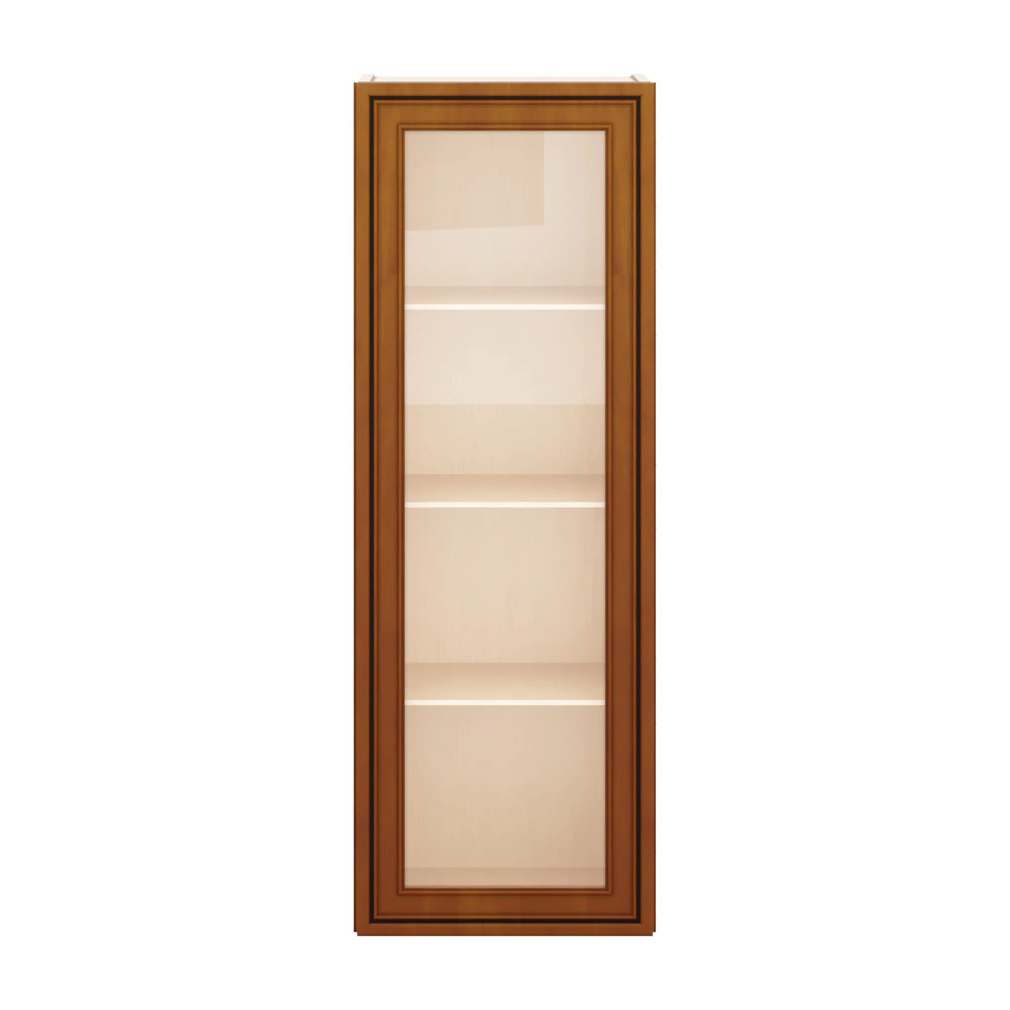 j k mocha glazed k10 wall glass cabinet 15 w x 42 h no glass insert