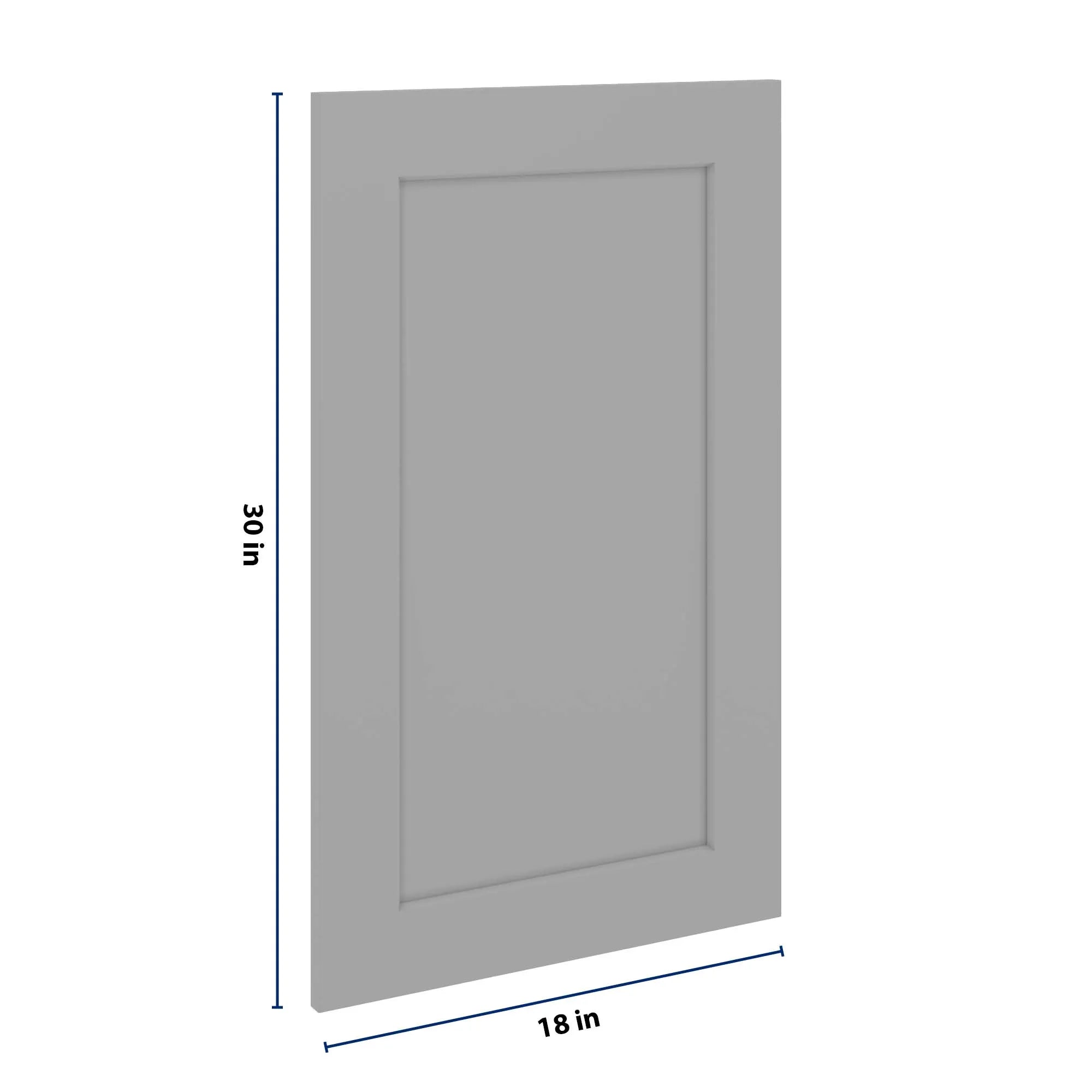 J&K Castle Grey S5 Dummy Insert Door Panel 18" W x 30" H