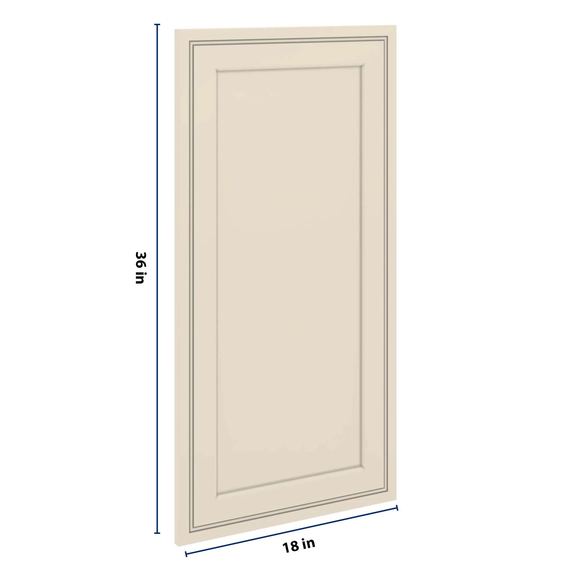 J&K Pearl Glazed H9 Dummy Insert Door Panel 18" W x 36" H