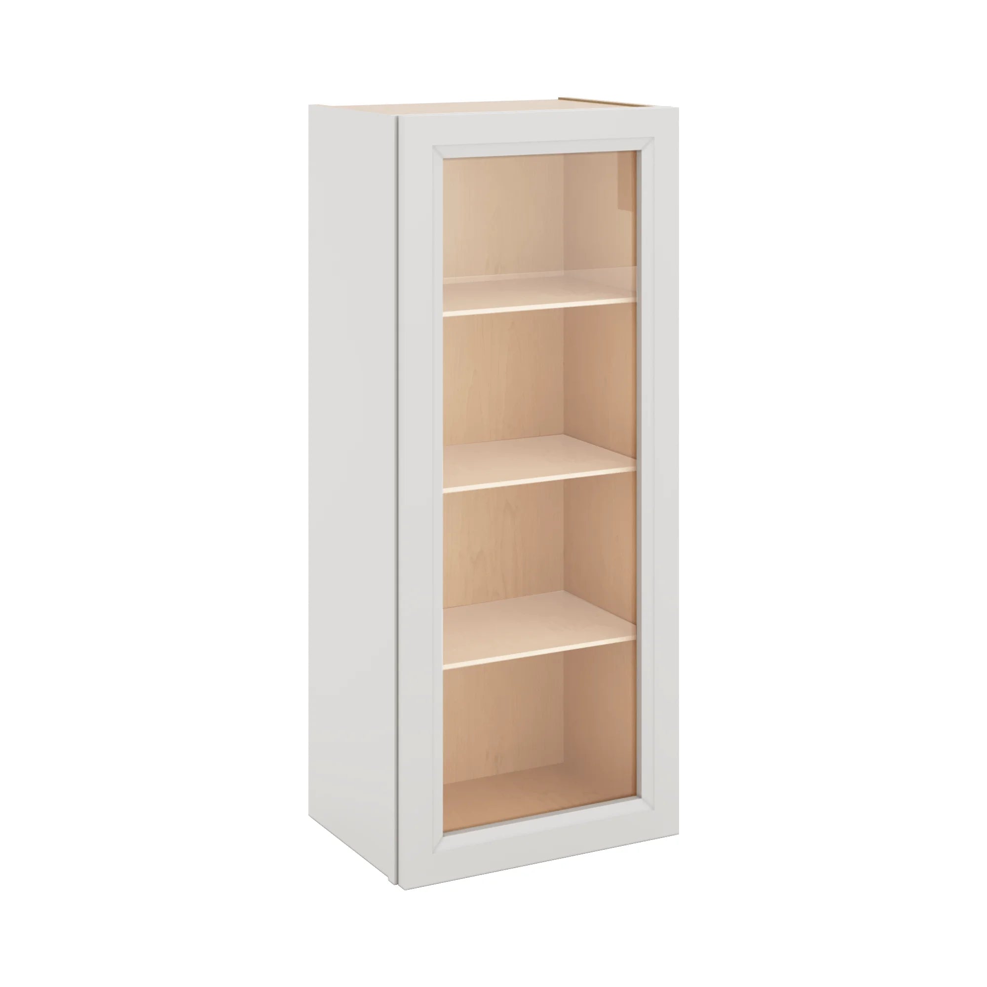 J&K Pure B5 Wall Glass Cabinet - 18" W x 42" H (No Glass Insert)
