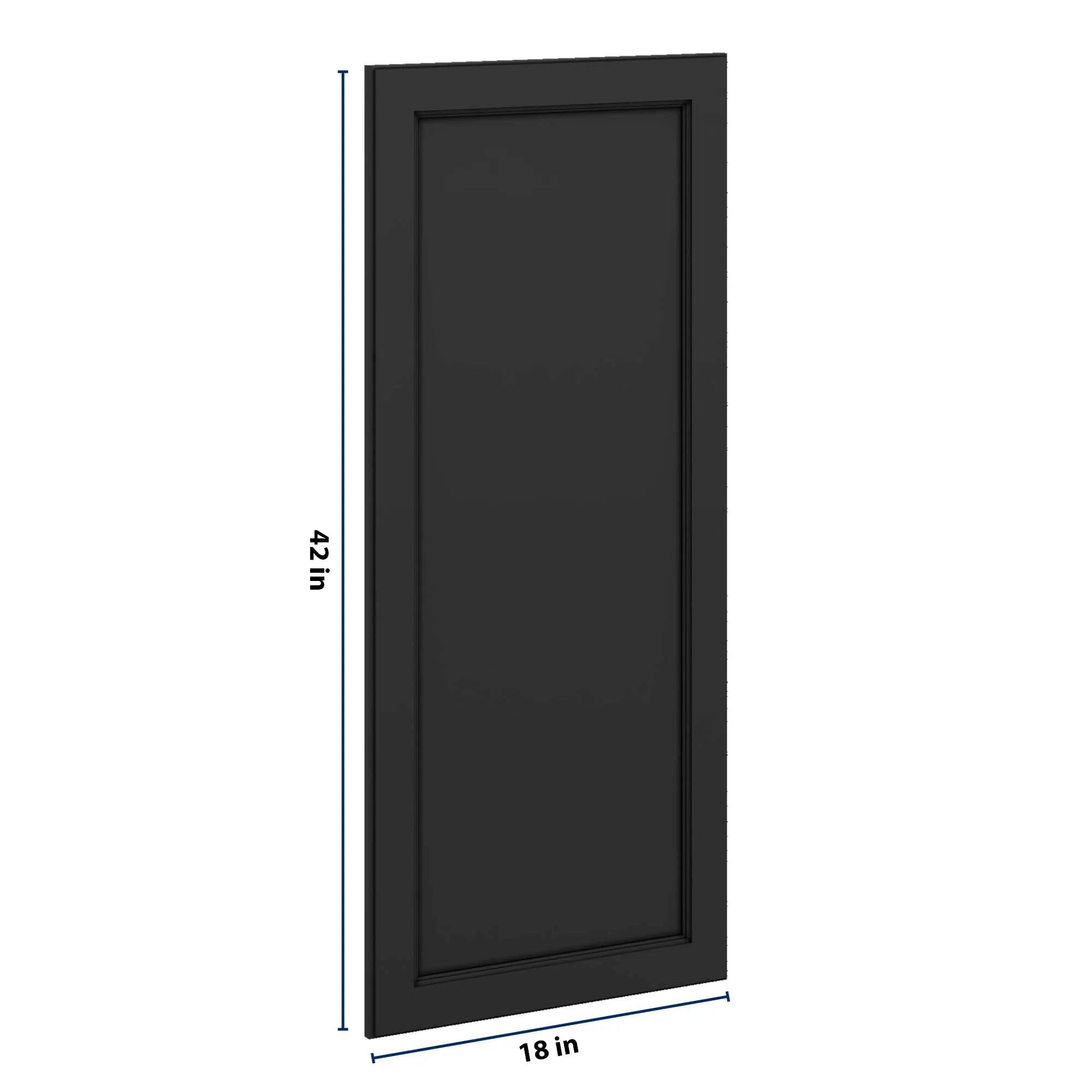 J&K Charcoal E2 Dummy Insert Door Panel 18" W x 42" H